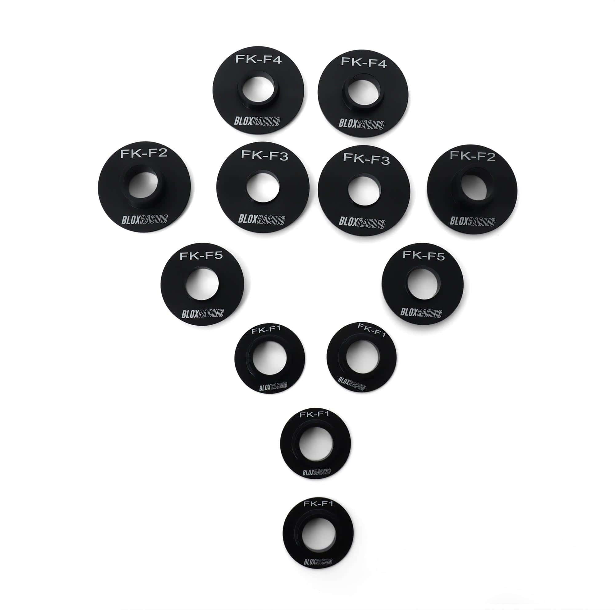Blox Racing Front Subframe Hard Collar Kit (12 pc) for 2016-2021 Honda Civic (FC) BXSS-20605