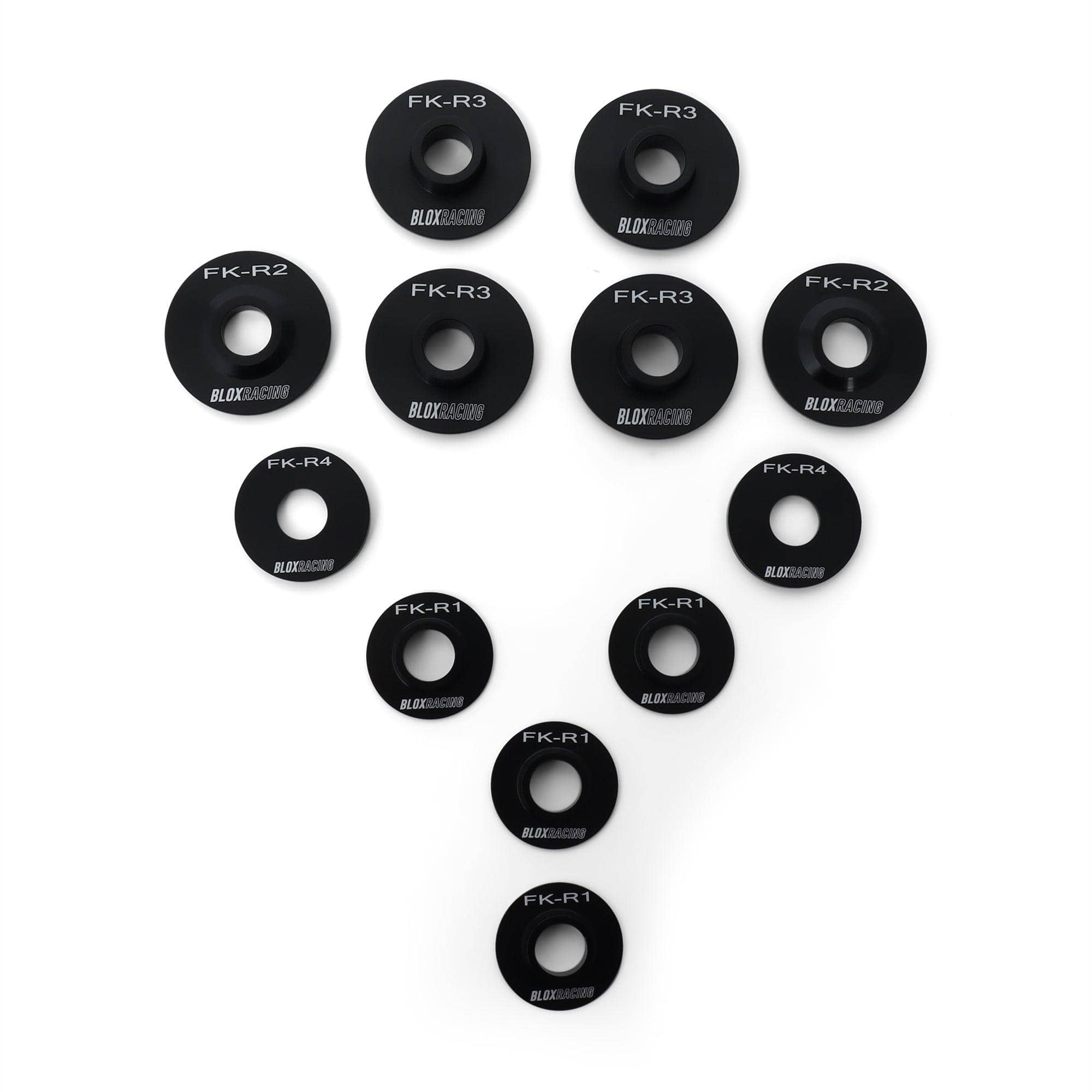Blox Racing Rear Subframe Hard Collar Kit (12 pc) for 2016-2021 Honda Civic (FC) BXSS-20606