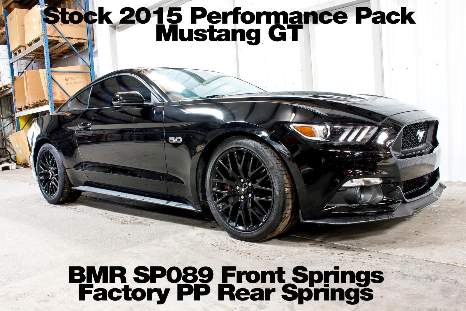 BMR Suspension Front Lowering Springs for 2024-2025 Ford Mustang (S650) SP089R
