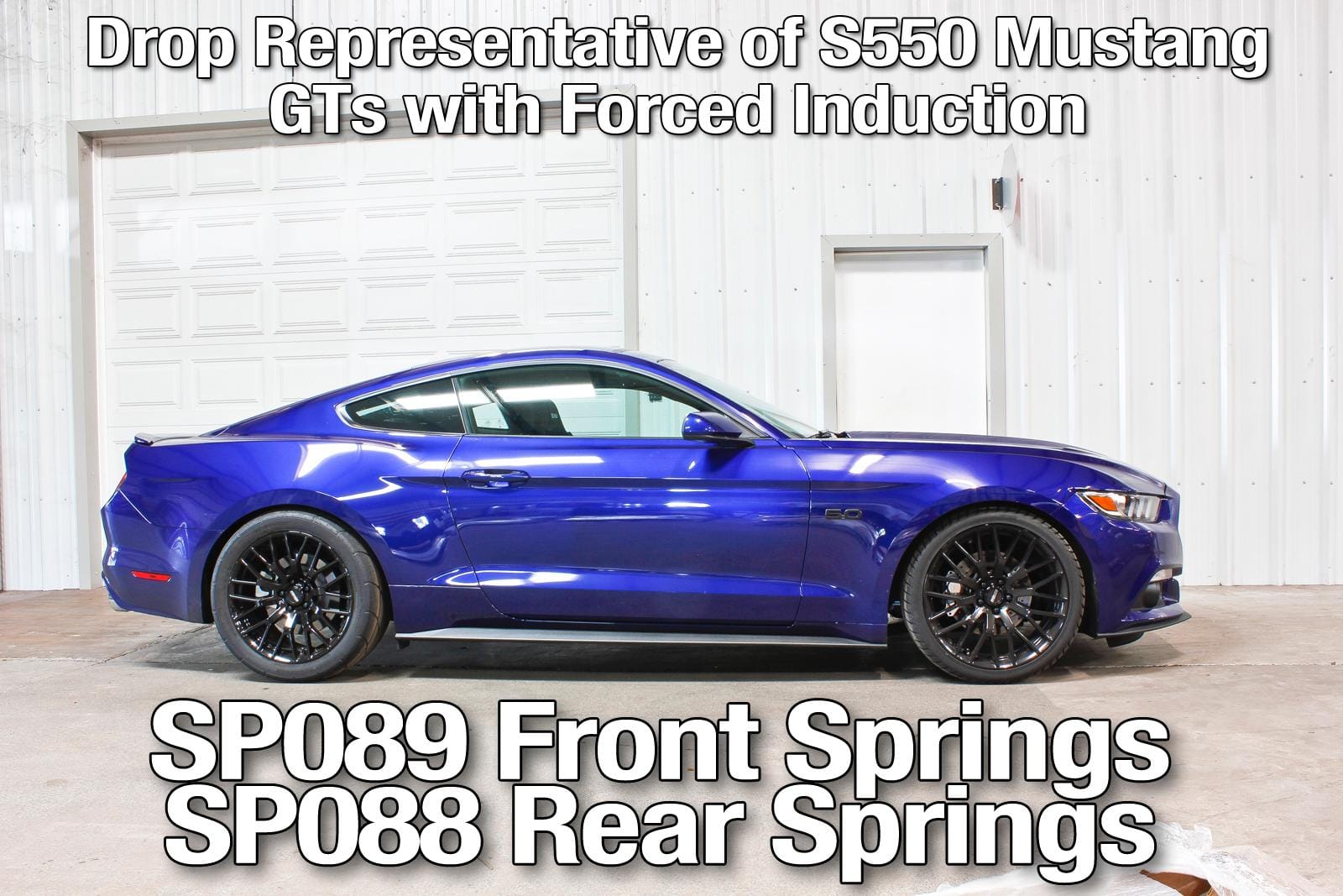 BMR Suspension Front Lowering Springs for 2024-2025 Ford Mustang (S650) SP089R