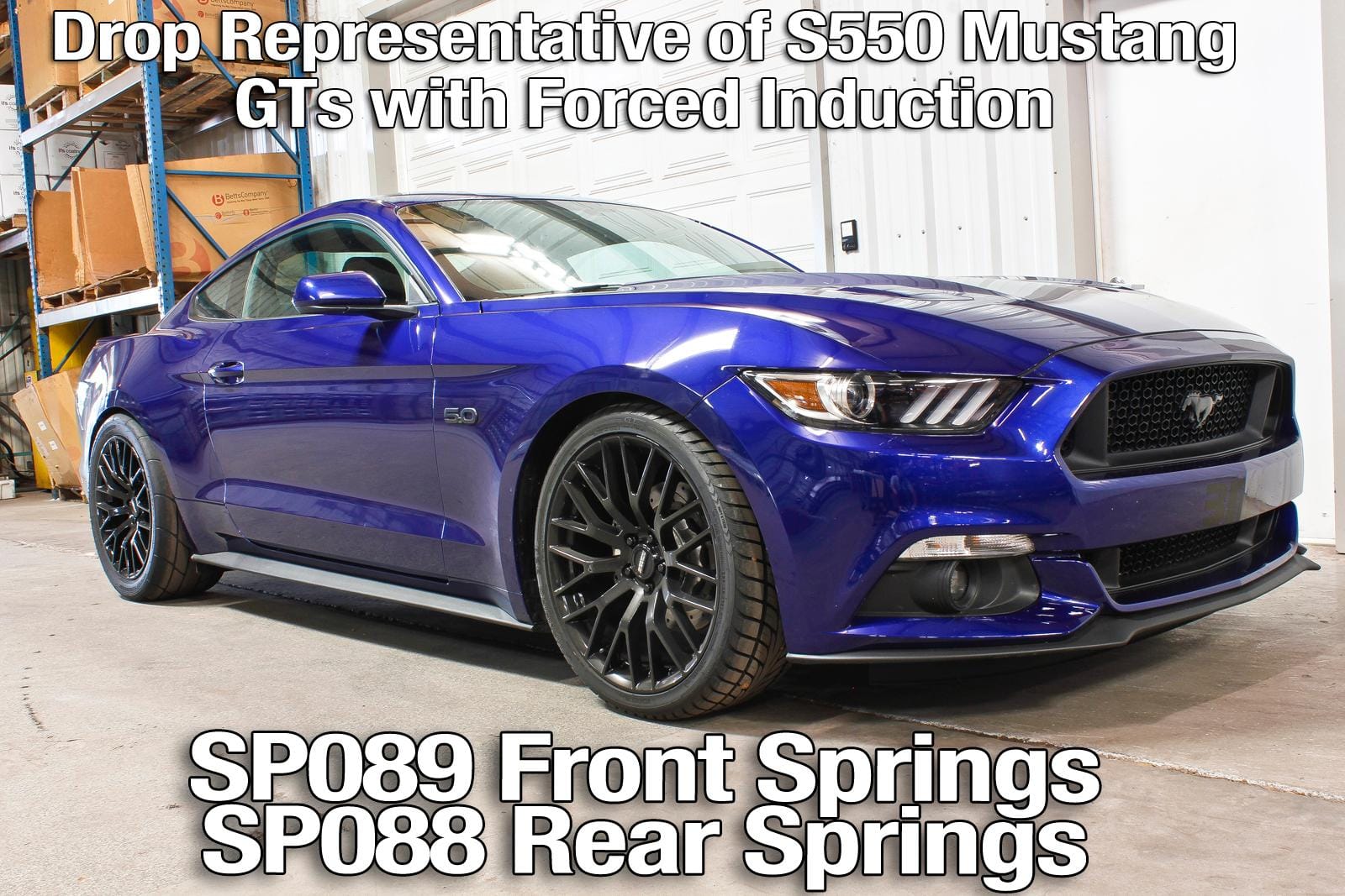 BMR Suspension Front Lowering Springs for 2024-2025 Ford Mustang (S650) SP089R
