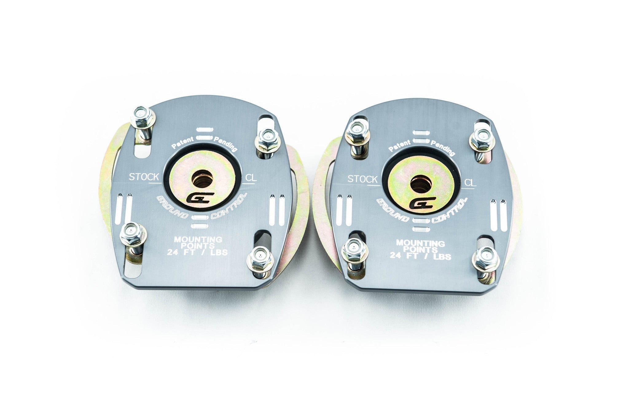 Ground Control Camber/Caster Plates for 2005-2014 Ford Mustang RWD