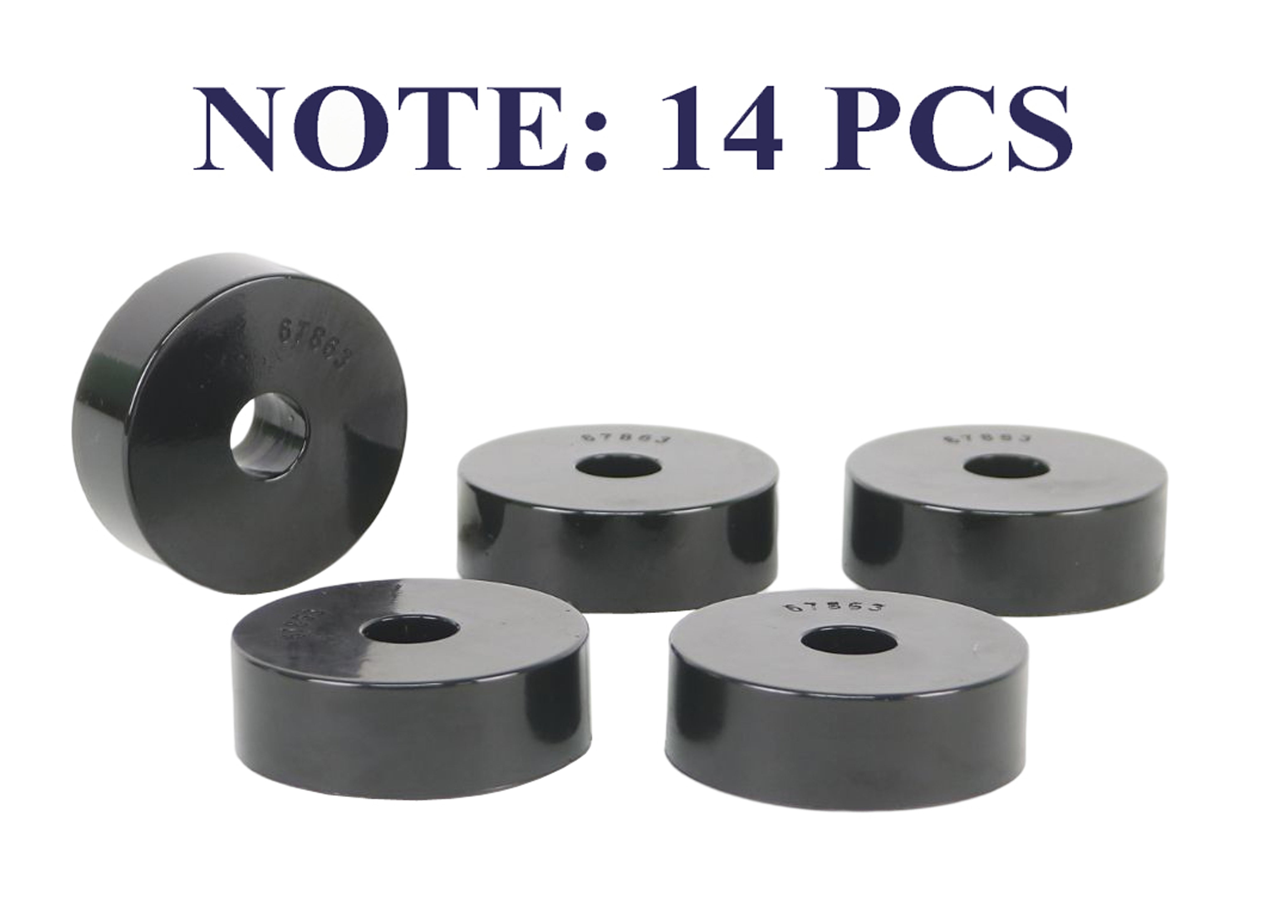 Whiteline Body Mount Bushing Kit for 1959-1973 Jeep CJ5 (CJ) W93478