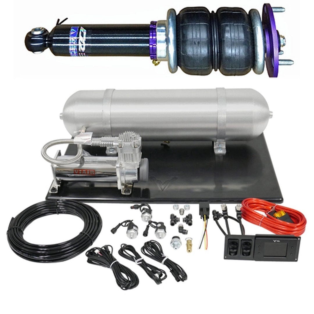 D2 Racing Air Struts with VERA Essential Management - Without AirMatic for 2010-2016 Mercedes-Benz CLS63 AMG RWD W218 (C218/X218) D-ME-14-ARE