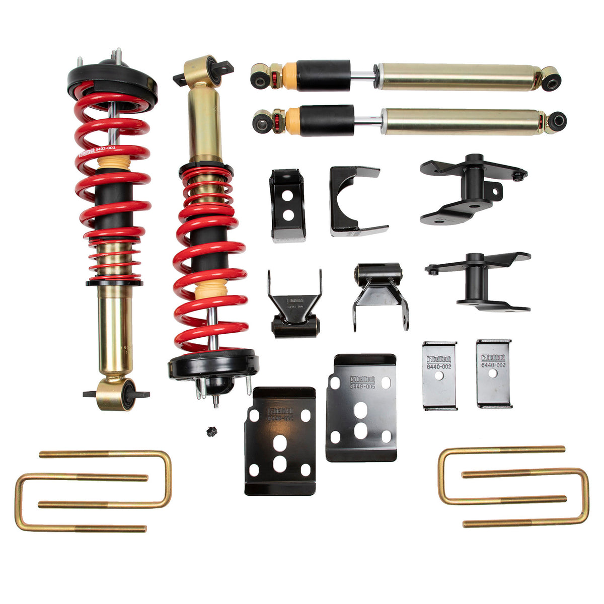 Belltech Performance Coilover Kit Plus w/Damping Adjustable Coilovers/Shocks (1-3" Front / 4" Rear Drop) for 2015-2020 Ford F-150 RWD/4WD