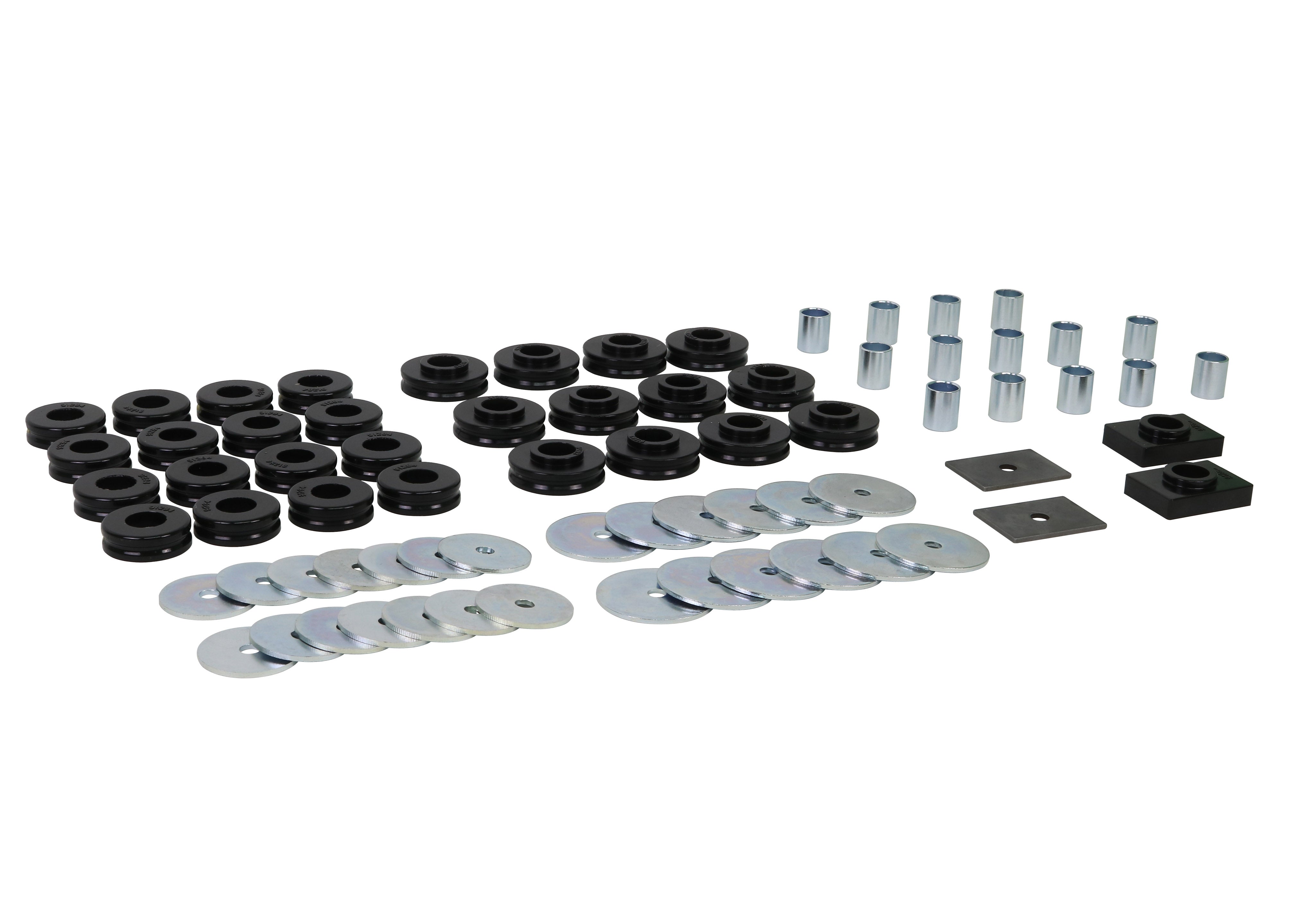 Whiteline Body Mount Bushing Kit - 30 Bushings for 1955-1957 Chevrolet Bel Air (A-Body) W93563