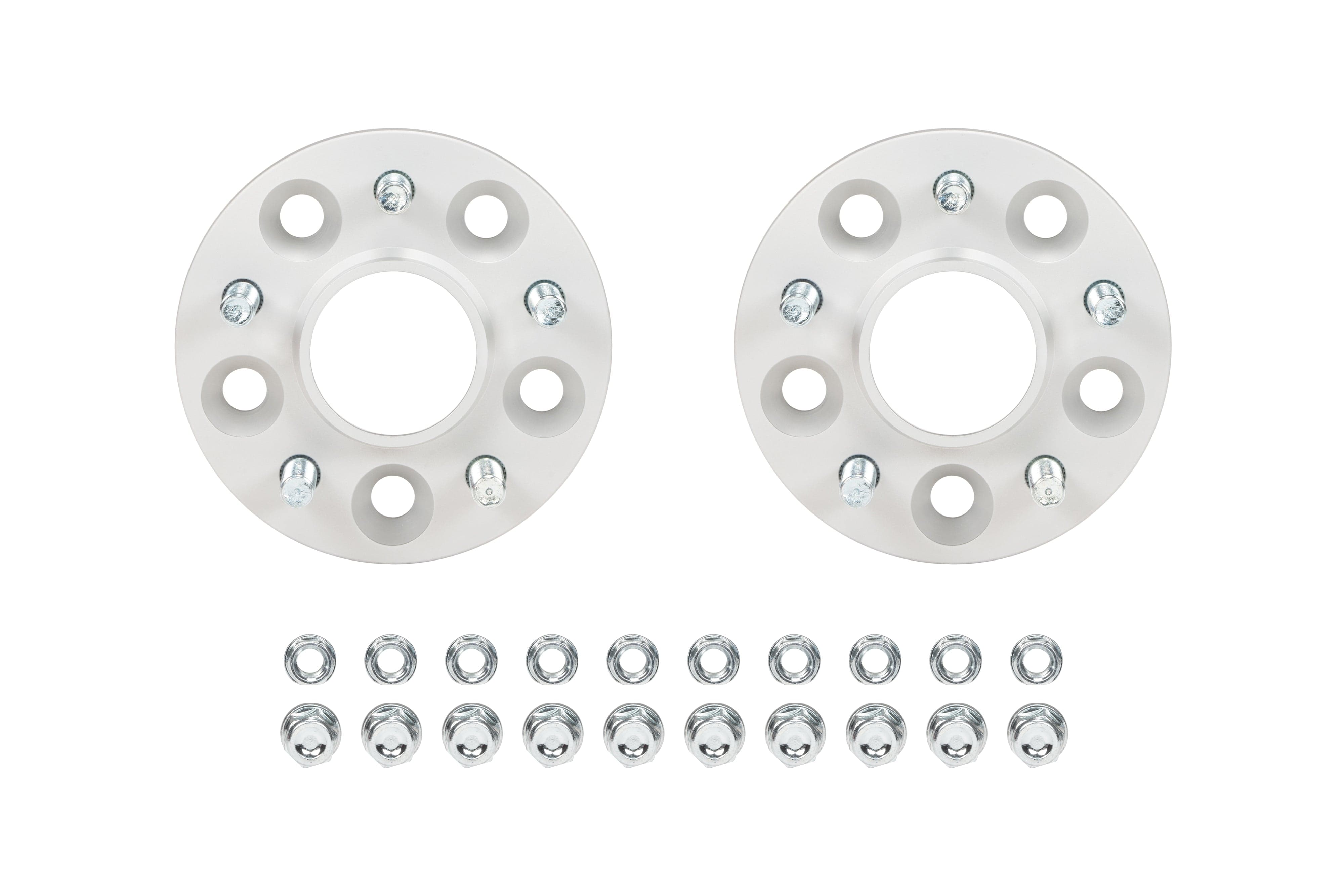 Eibach 20mm Wheel Spacer (Pair) - Silver, Bolt Pattern for 2019 Ford Fiesta S90-4-20-010