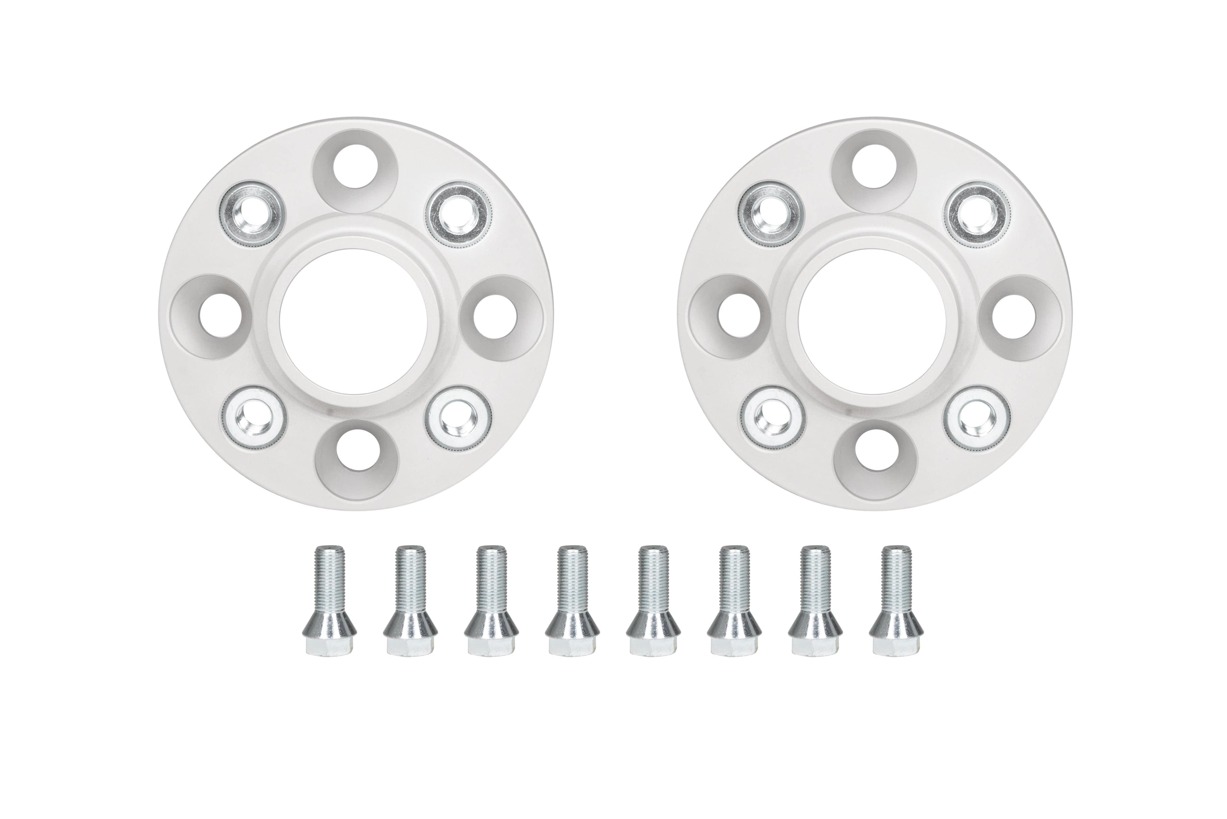 Eibach 20mm Wheel Spacer (Pair) - Silver for 2018-2019 Fiat 500 S90-7-20-012