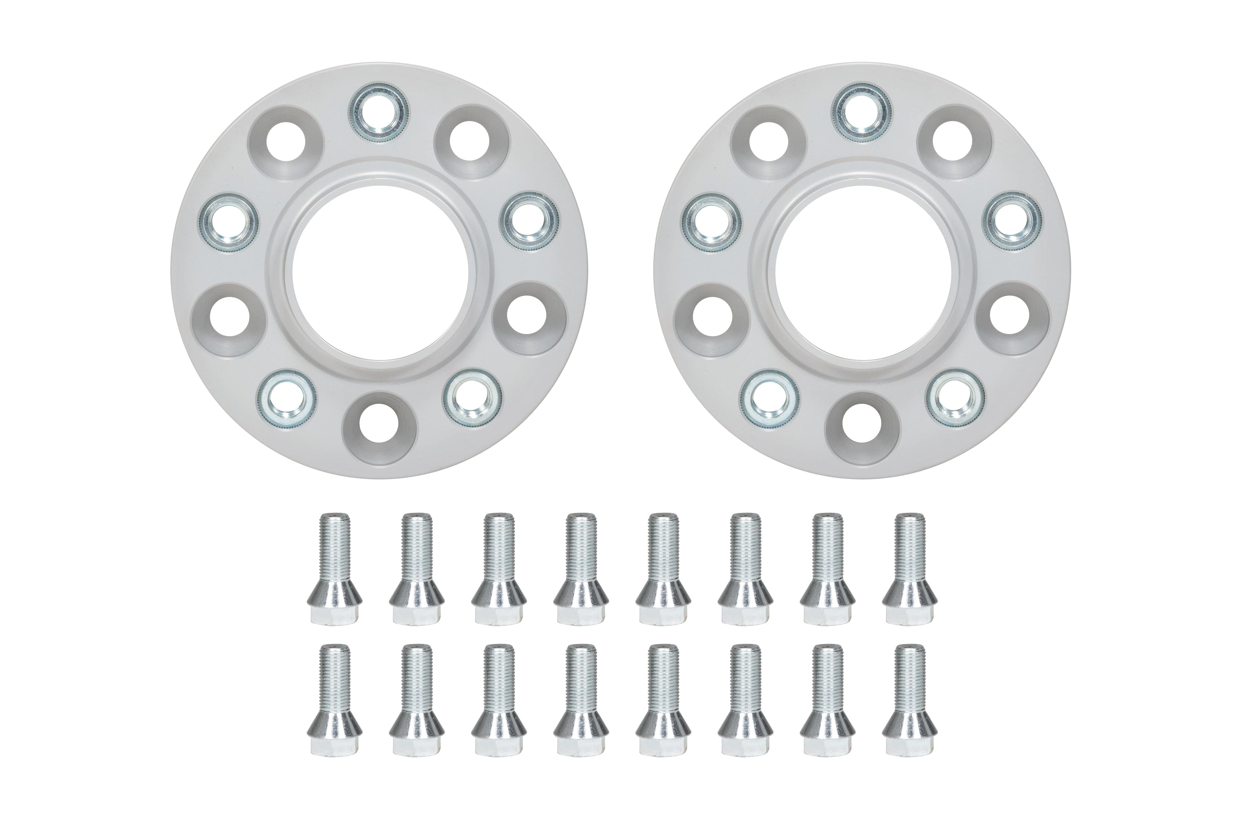 Eibach 25mm Wheel Spacer (Pair) - Silver for 2006-2008 BMW 750i S90-7-25-012