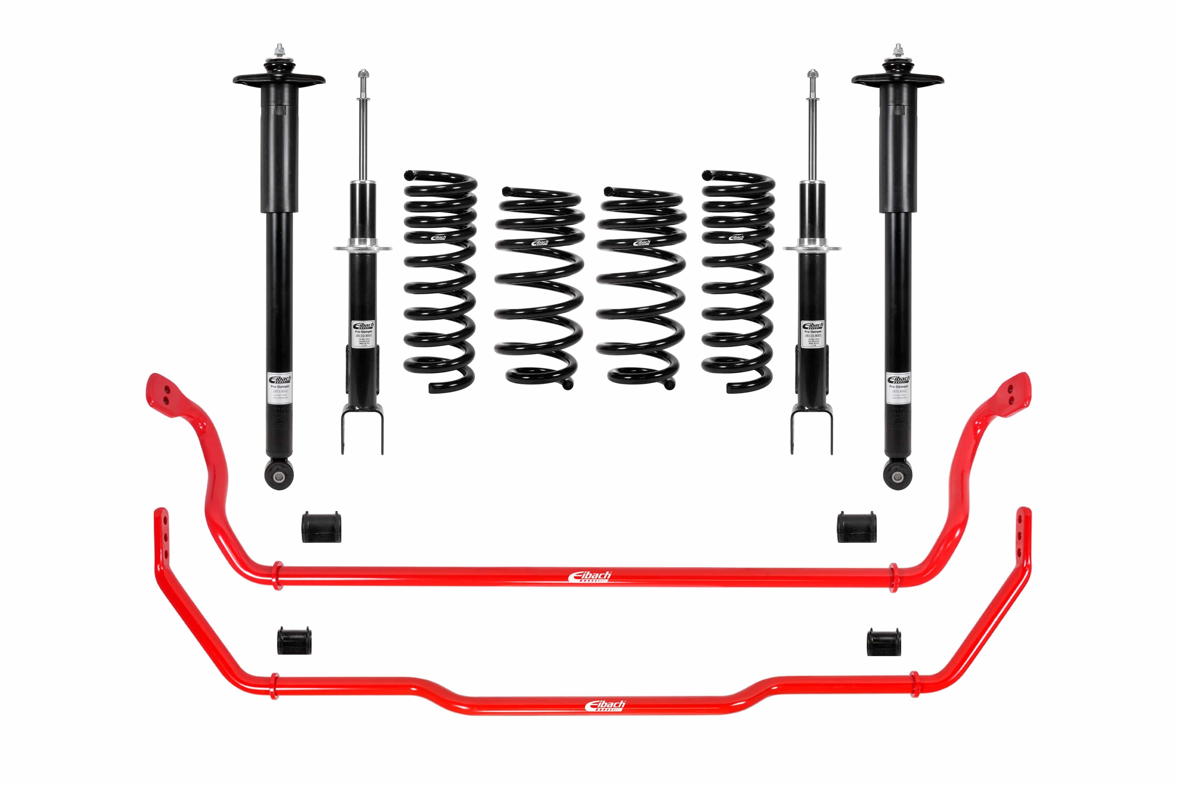 Eibach Pro System Plus Coil Spring Lowering Kit / Shock Absorber Kit / Stabilizer Bar Kit for 1979-1993 Ford Mustang 3510.68