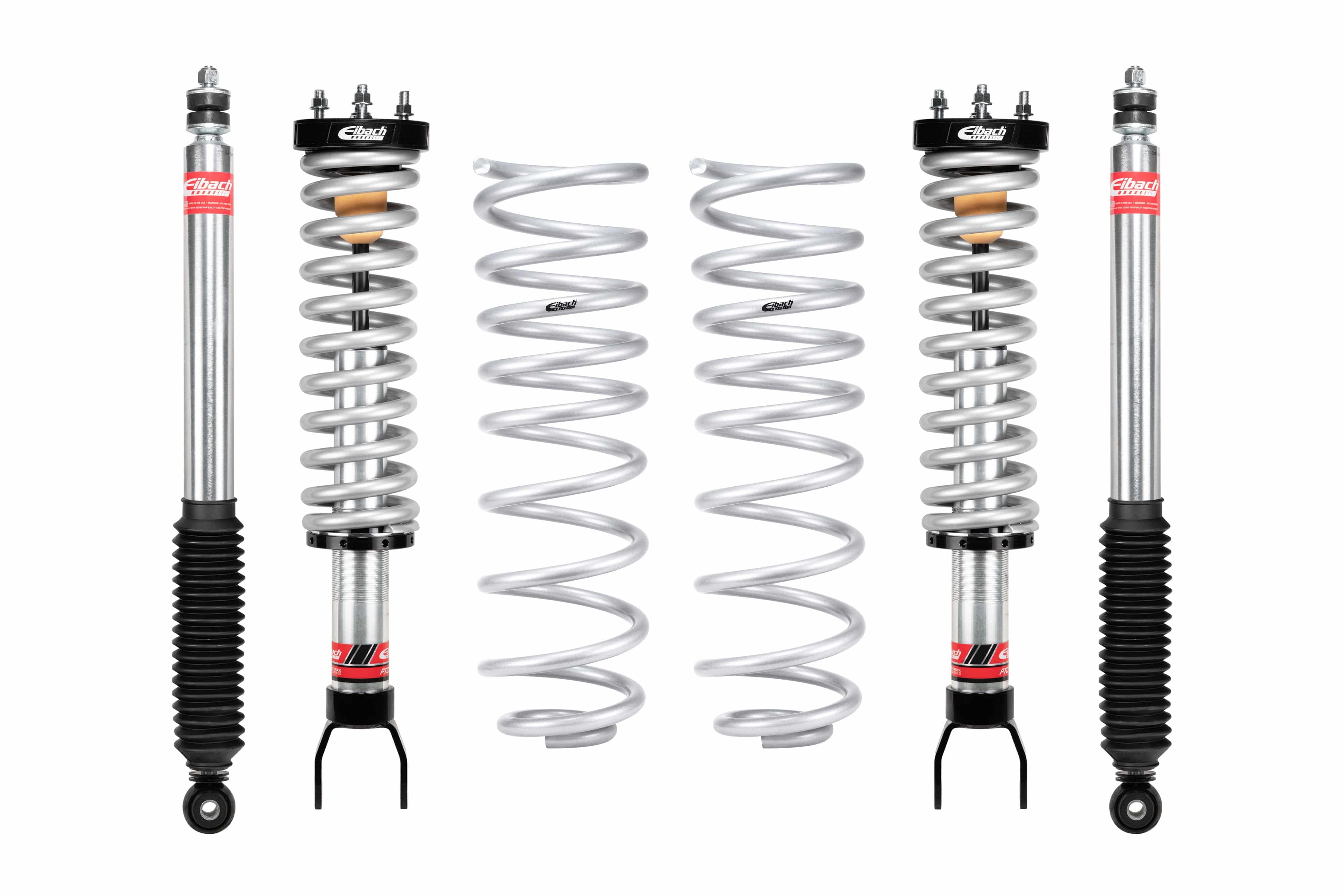 Eibach Pro-Truck Stage 2 Front Coilovers + Rear Shocks + Rear Springs (Pair) - 3.6" Lift for 2019-2023 Ram 1500 E86-27-011-01-22
