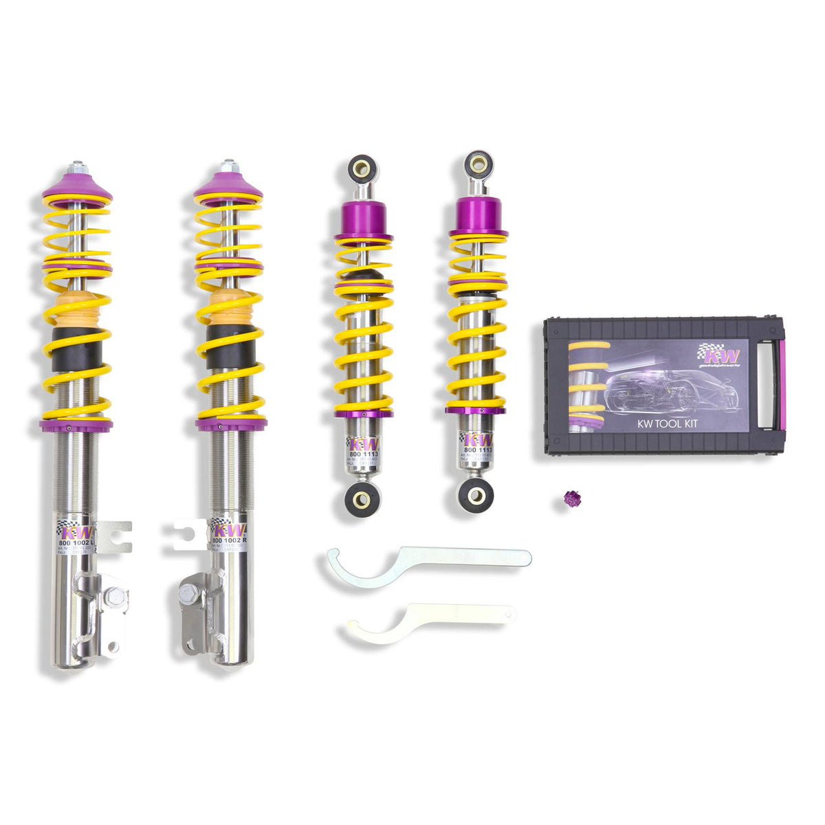 KW Suspension Variant 2 Coilover Kit for 1973-1979 Volkswagen Beetle RWD 15280048