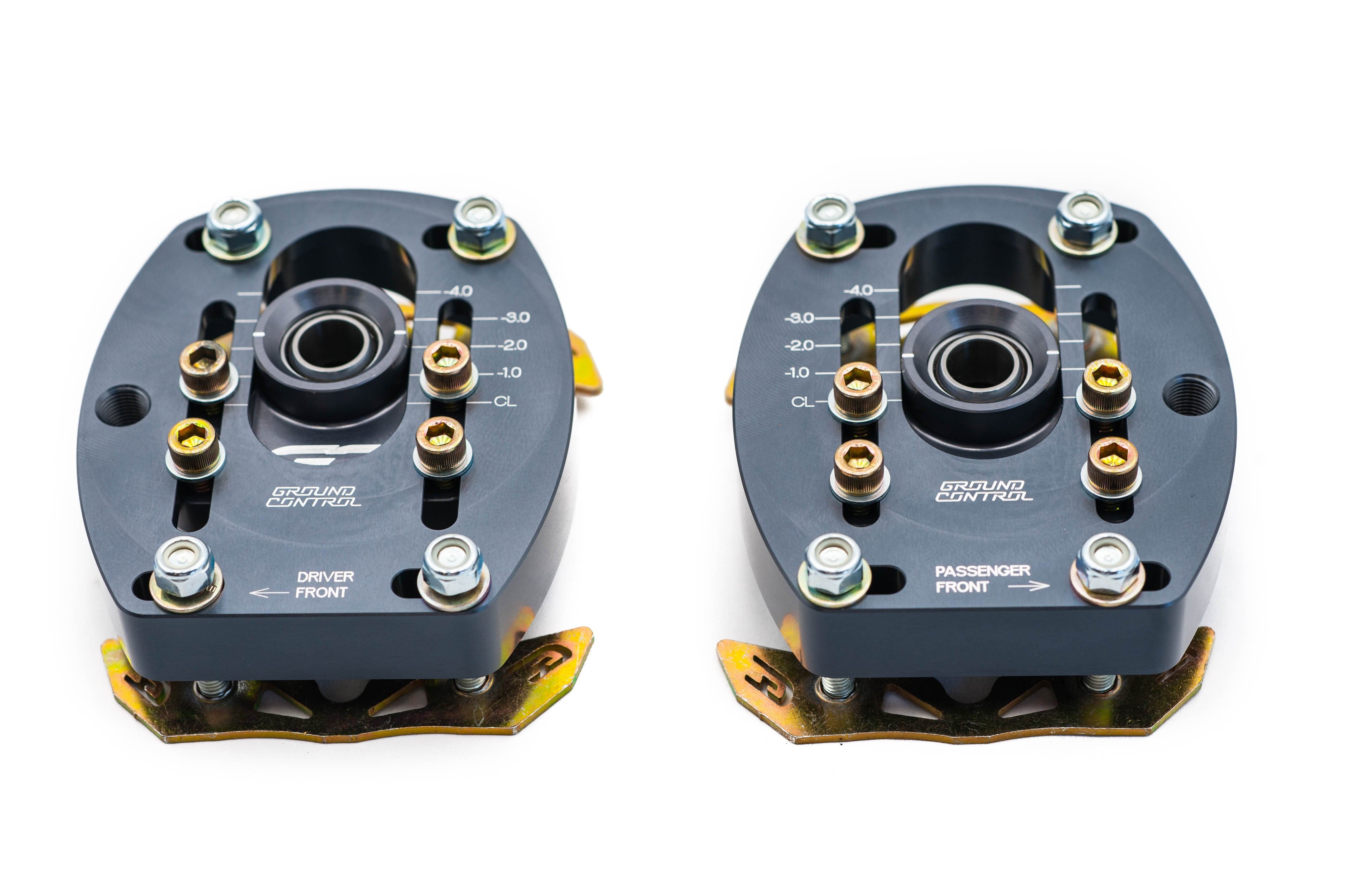 Ground Control Camber/Caster Plates for 1982-1991 Porsche 944 RWD Top Mount CCP944TOP-1