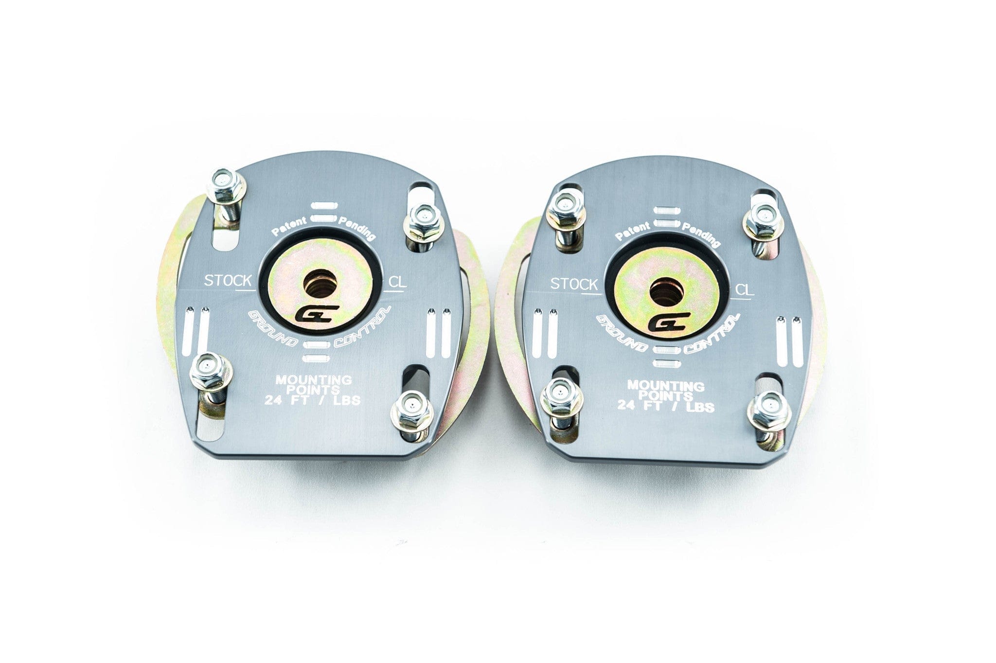 Ground Control Camber/Caster Plates for 2005-2014 Ford Mustang RWD GC-CAMBERCASTERPLATES