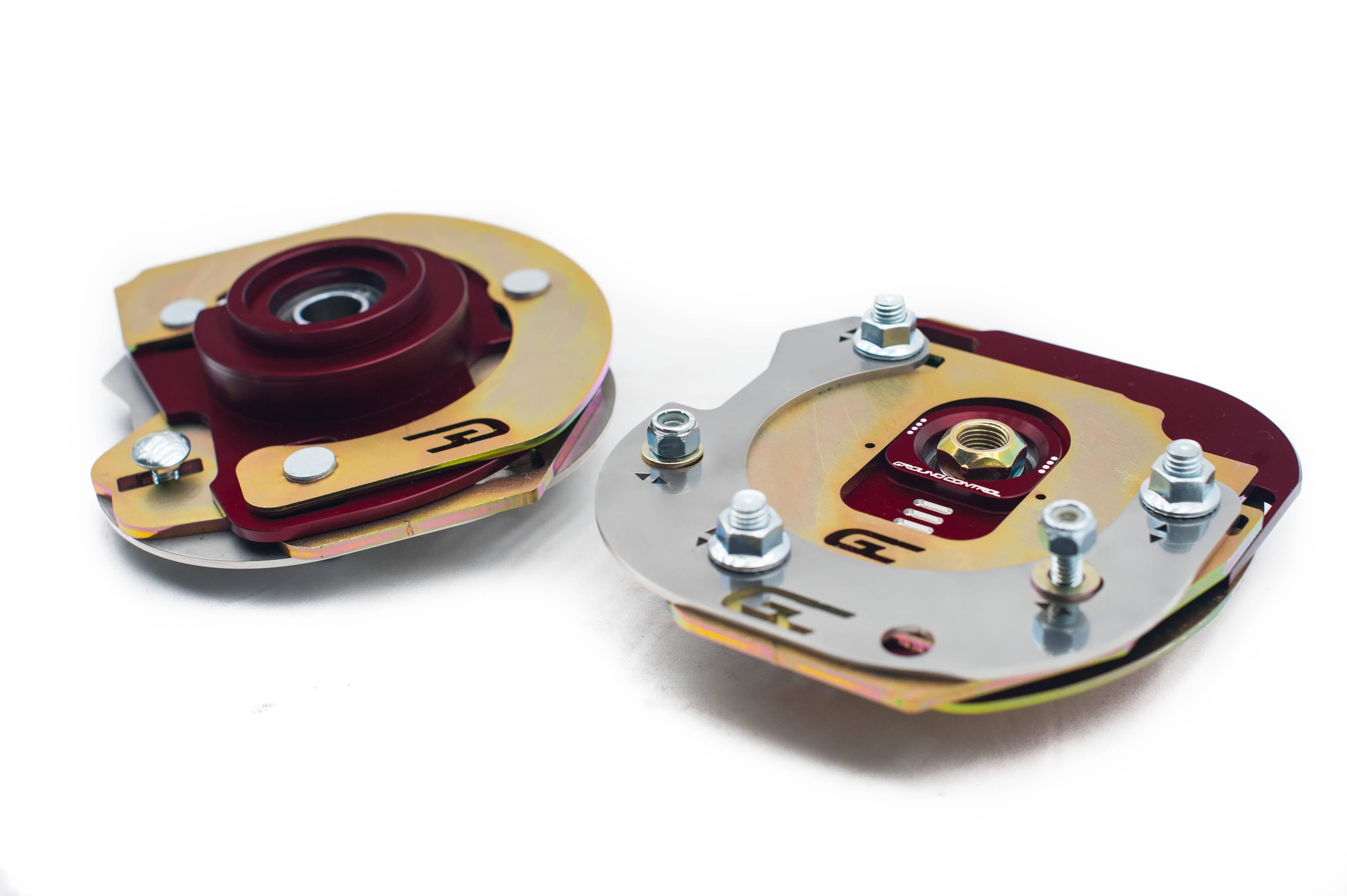 Ground Control Camber/Caster Plates for 2015-2023 Ford Mustang RWD CCPS557