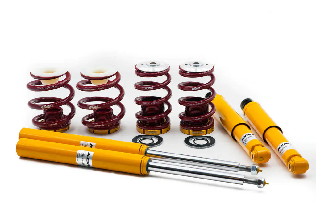 Ground Control Complete Coilovers for 1984-1991 BMW 3 Series RWD (E30) with Koni Yellow Shocks 2020.100