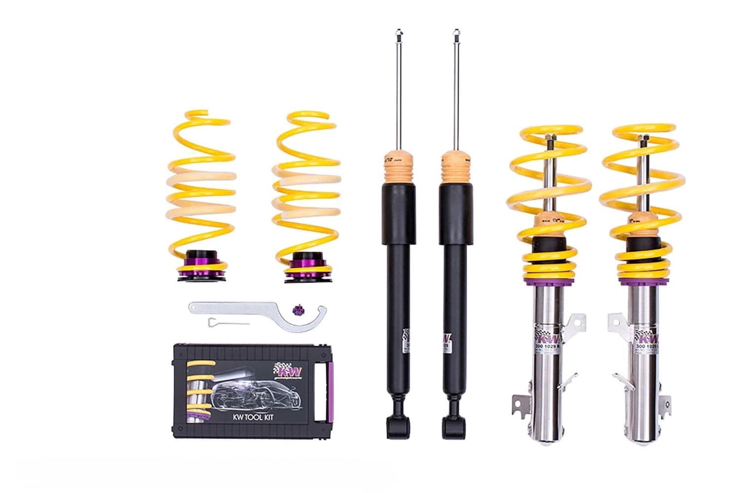 KW Suspension Variant 1 INOX Adjustable Coilover Kit for 2021-2023 Toyota GR Supra 102200CH