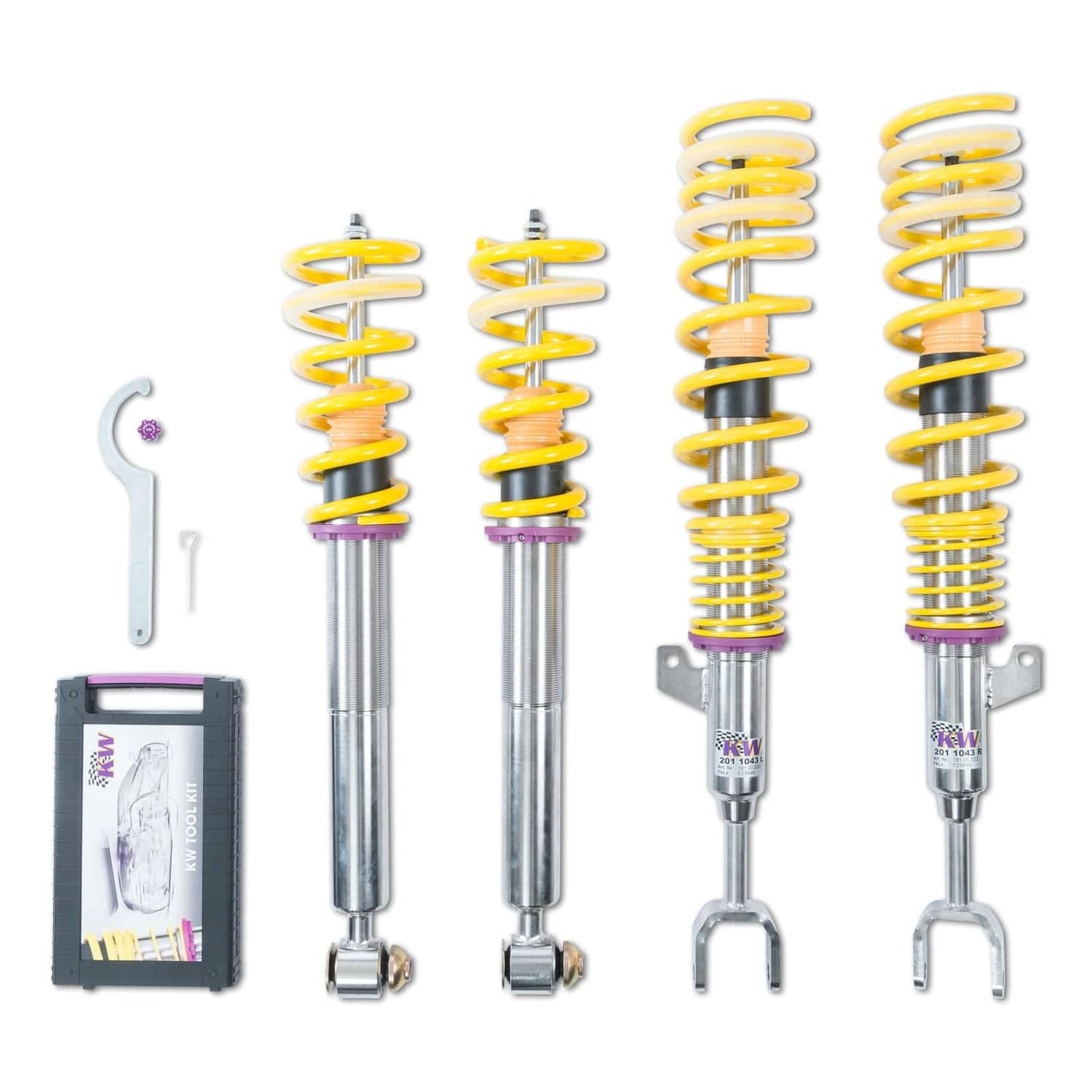 KW Suspension Variant 2 Adjustable Comfort Coilover Kit for 2017-2023 BMW 5-Series 530i 180200BU