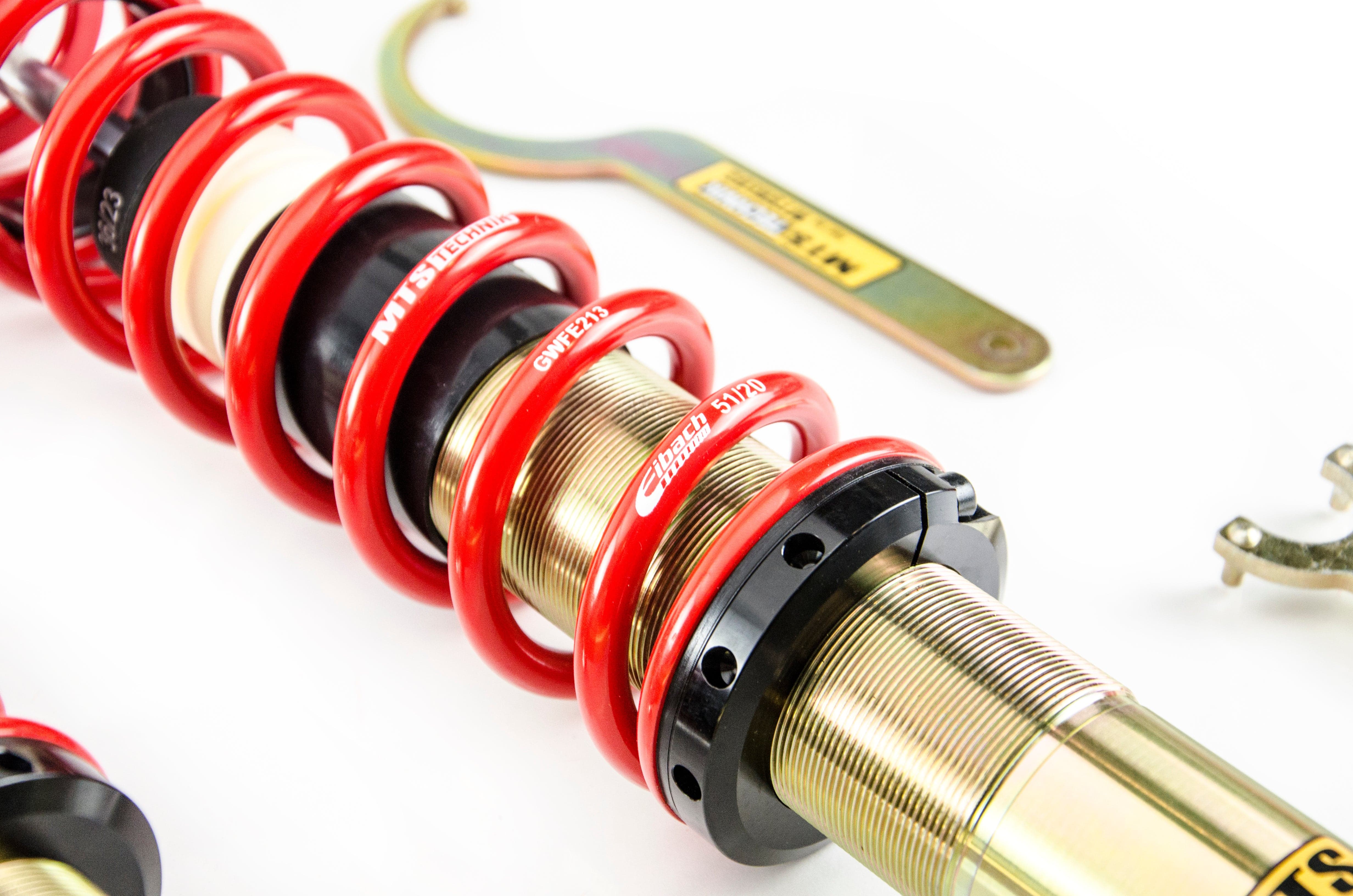 MTS Technik Comfort Series Coilover Kit - Without Front Axle Top Mount for 1980-1987 Audi 4000 (B2) MTSGWVW80-C