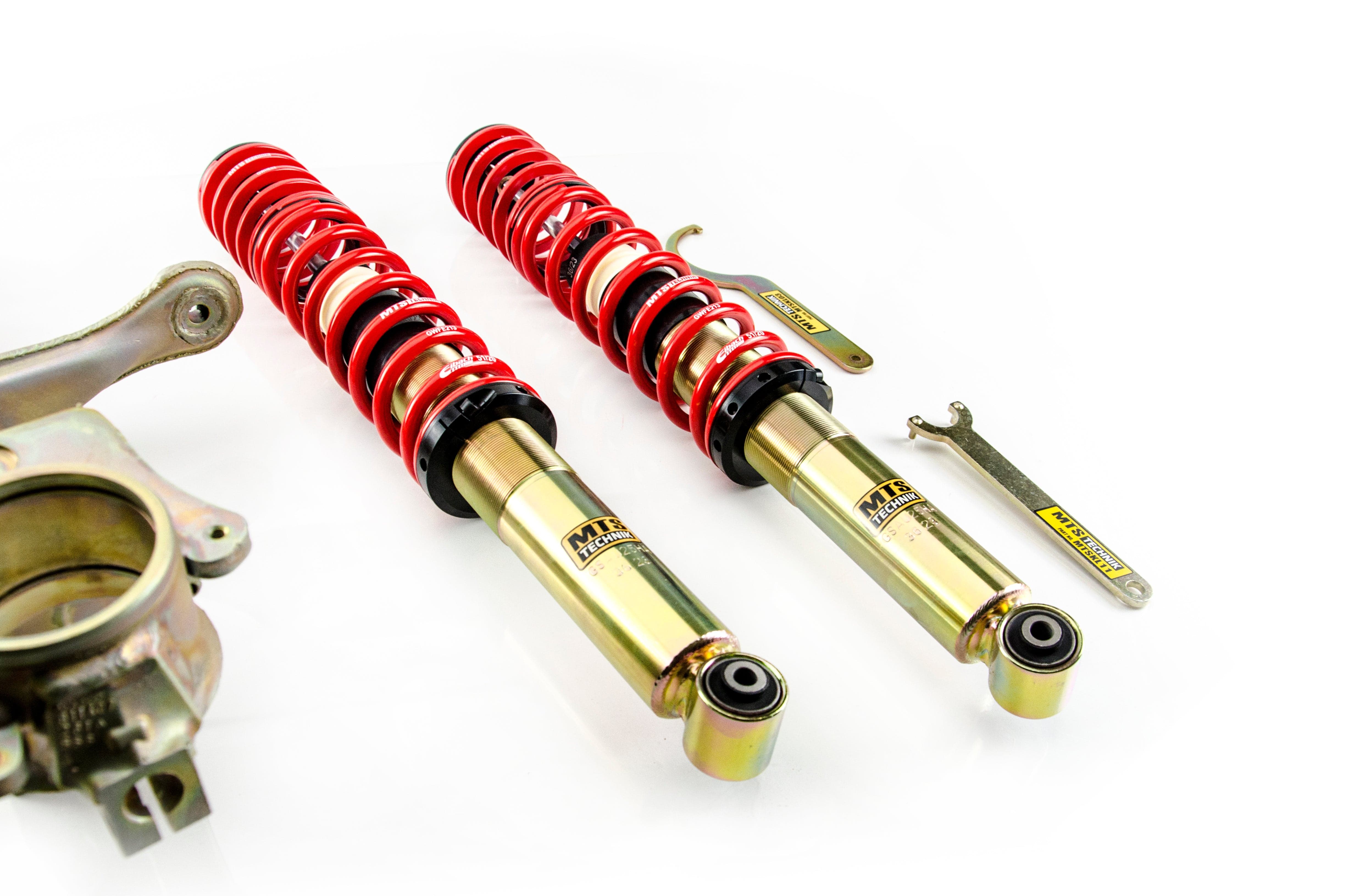 MTS Technik Comfort Series Coilover Kit - Without Front Axle Top Mount for 1980-1987 Audi Coupe (B2) MTSGWVW80-C