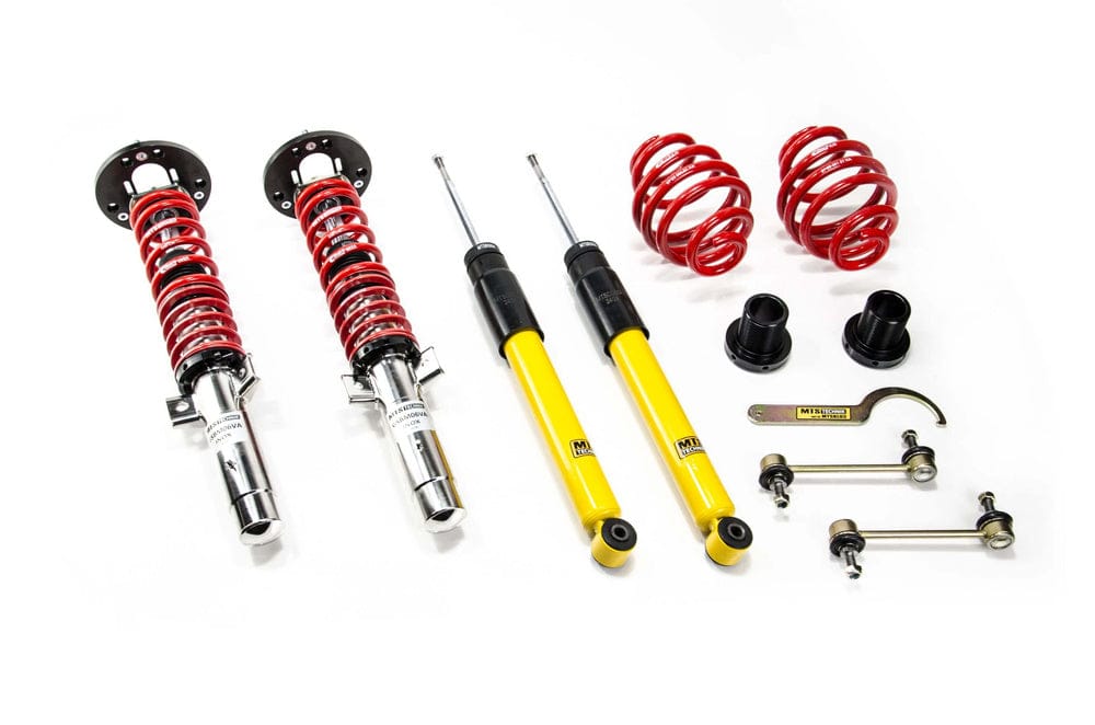 MTS Technik Comfort Series Suspension Coilover Kit (w/o Rear Axle Top Mount) for 2001-2005 BMW 330i (E46) XMTSGWBM118-C