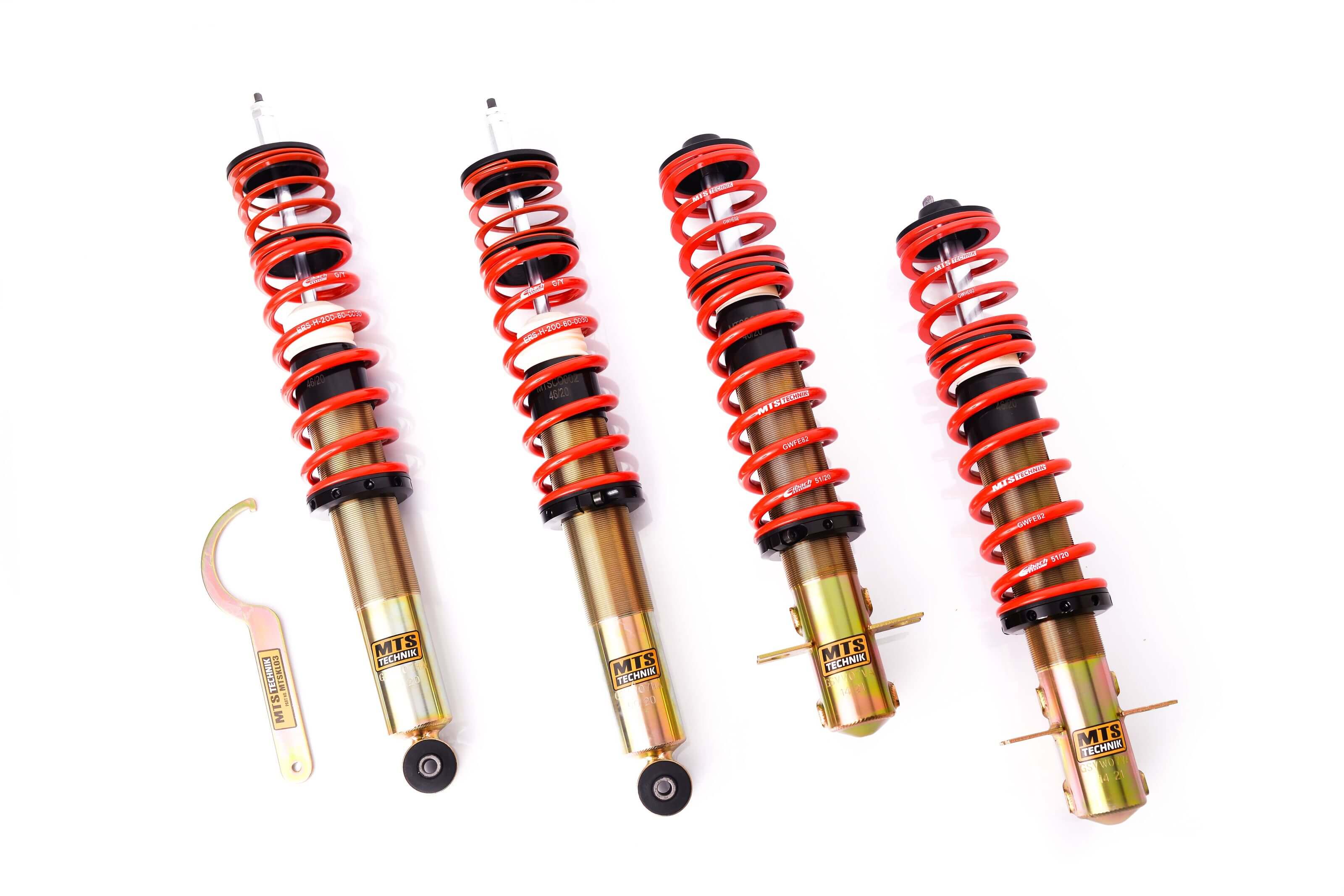 MTS Technik Comfort Series Suspension Coilover Kit for 1980-1992 Volkswagen Scirocco MK2 (53B) MTSGWVW06-C
