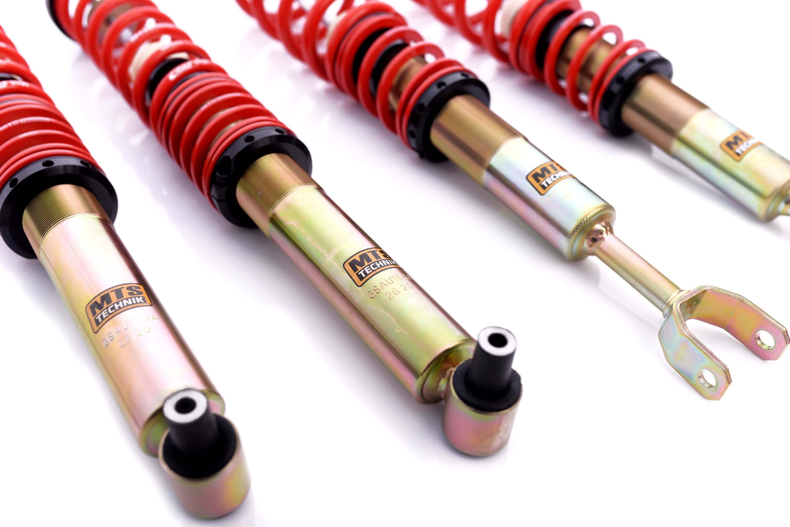 MTS Technik Comfort Series Coilovers - Front Axle Max Load 1080 kg for 1994-2000 Audi A4 Sedan (8D2) MTSGWAU52-C