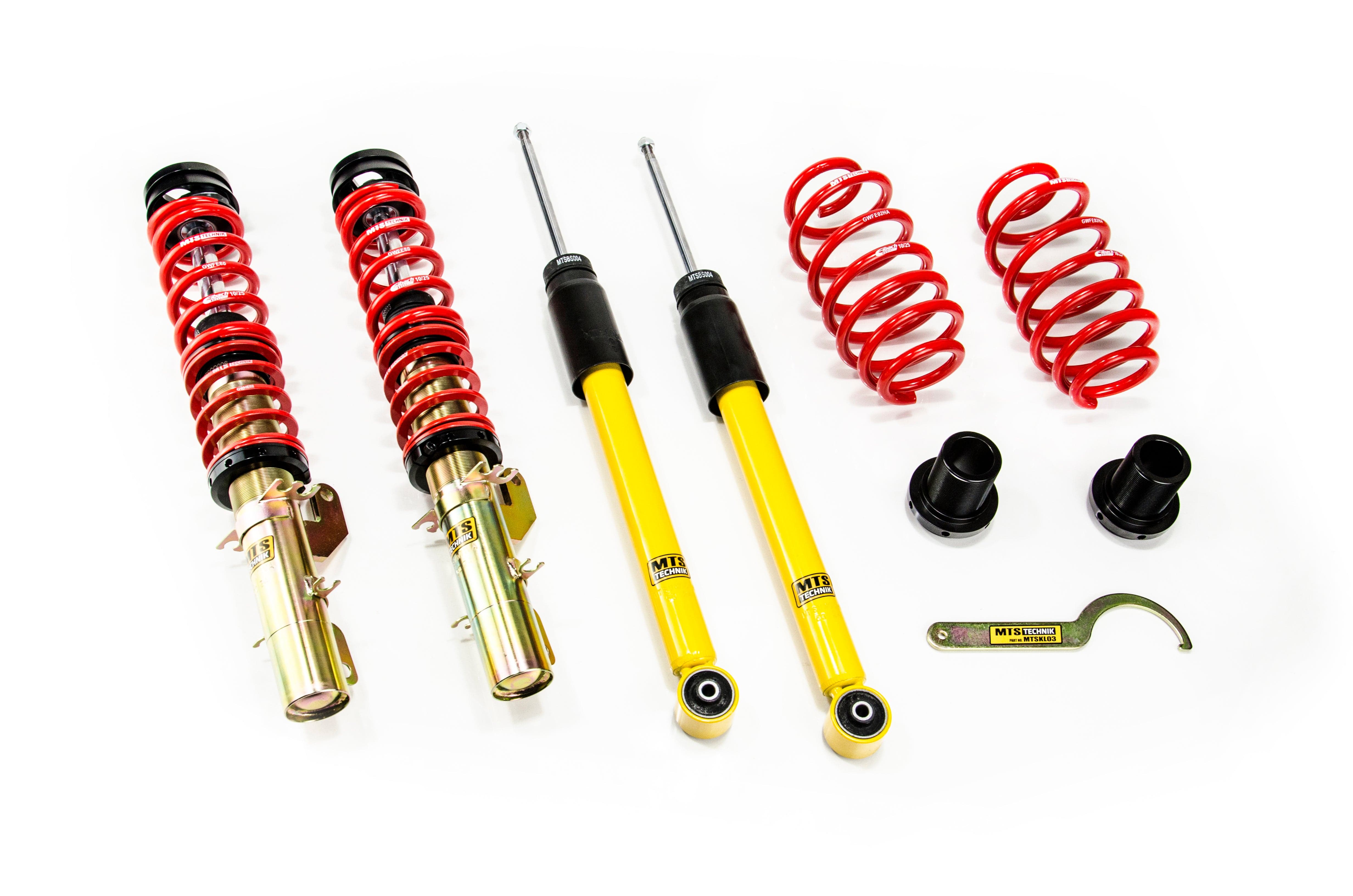 MTS Technik Comfort Series Suspension Coilover Kit for 2000-2010 Volkswagen Beetle (1Y) MTSGWVW87-C