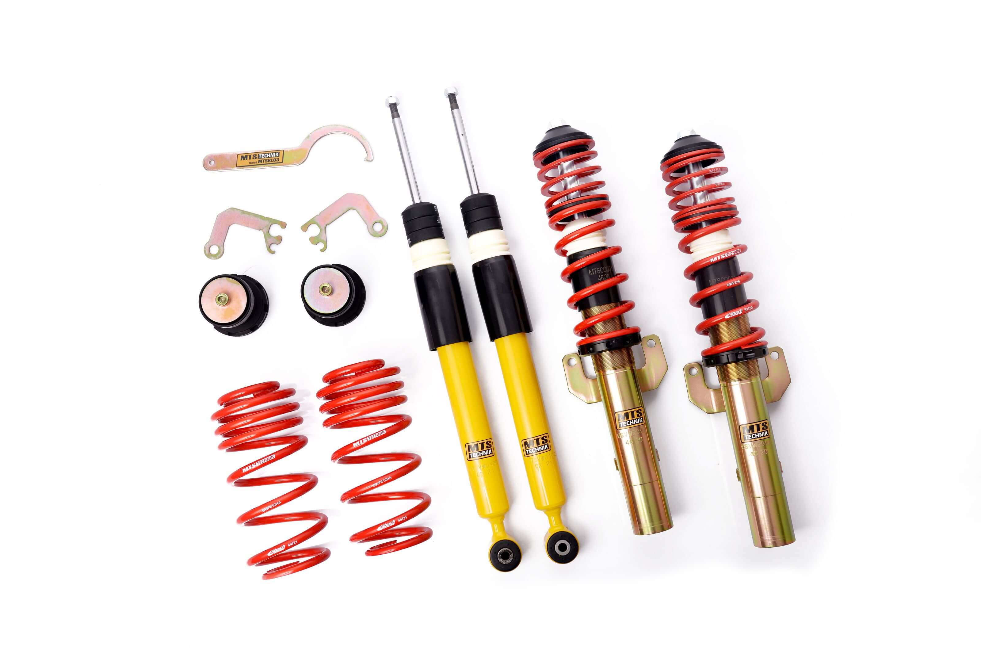 MTS Technik Comfort Series Suspension Coilover Kit for 2011-2018 Audi A1 (8X) MTSGWVW46-C