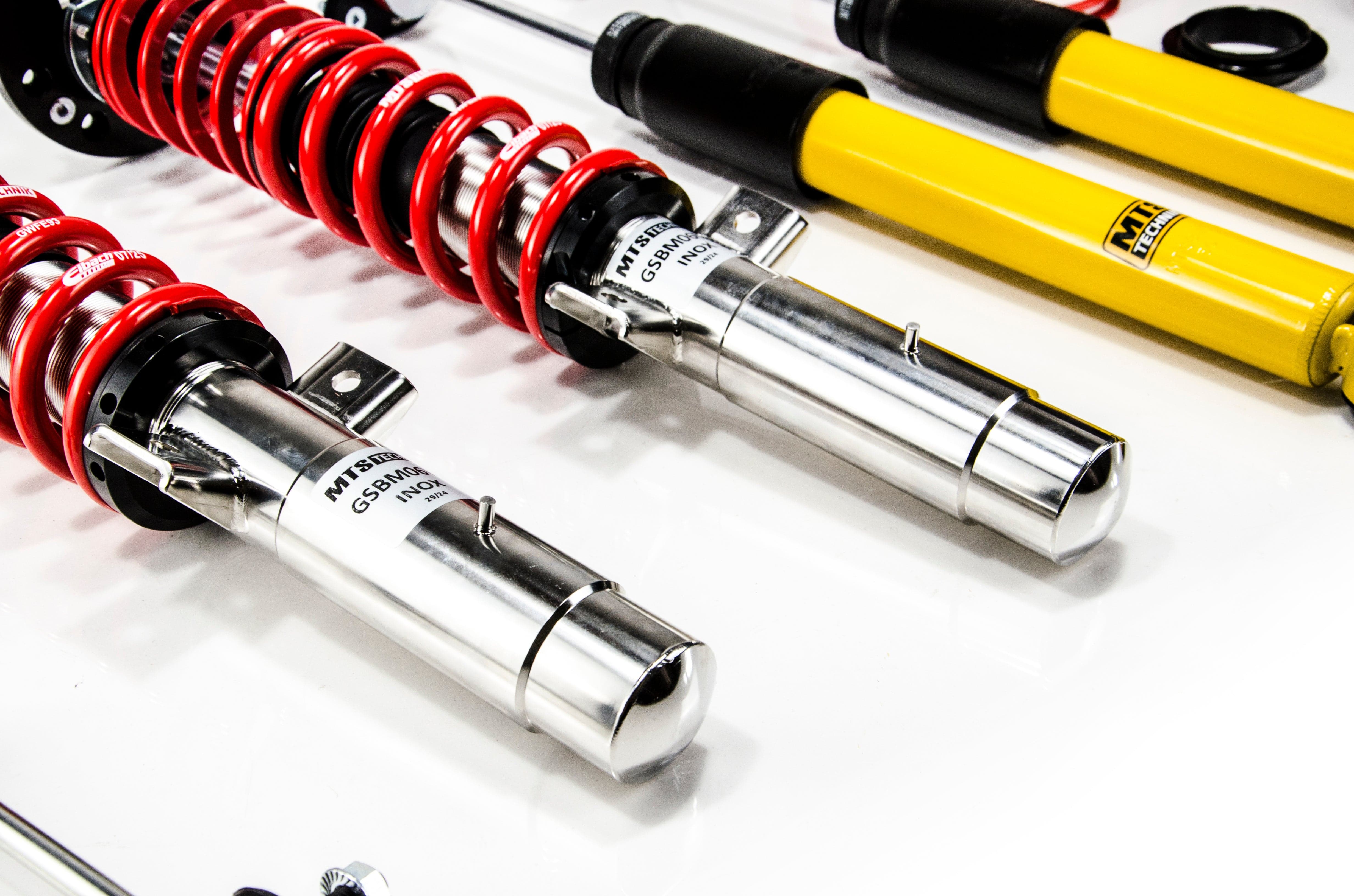 MTS Technik Stance Series Coilover Kit - Inox Housing, 40-85mm Front Lowering for 2003-2009 BMW Z4 (E85/E86) XMTSGWBM119-S