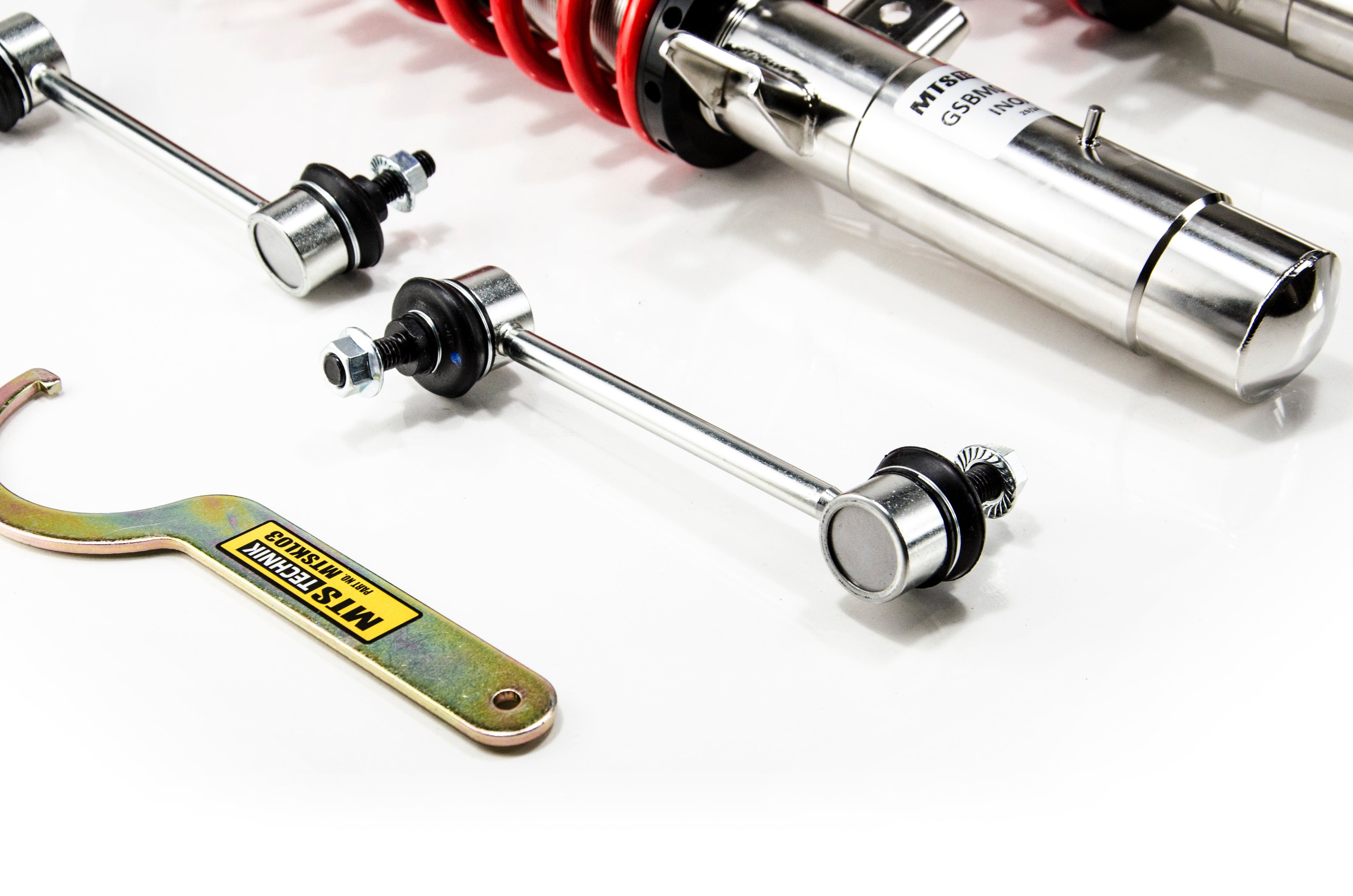 MTS Technik Stance Series Coilover Kit - Inox Housing, 40-85mm Front Lowering for 2003-2009 BMW Z4 (E85/E86) XMTSGWBM119-S