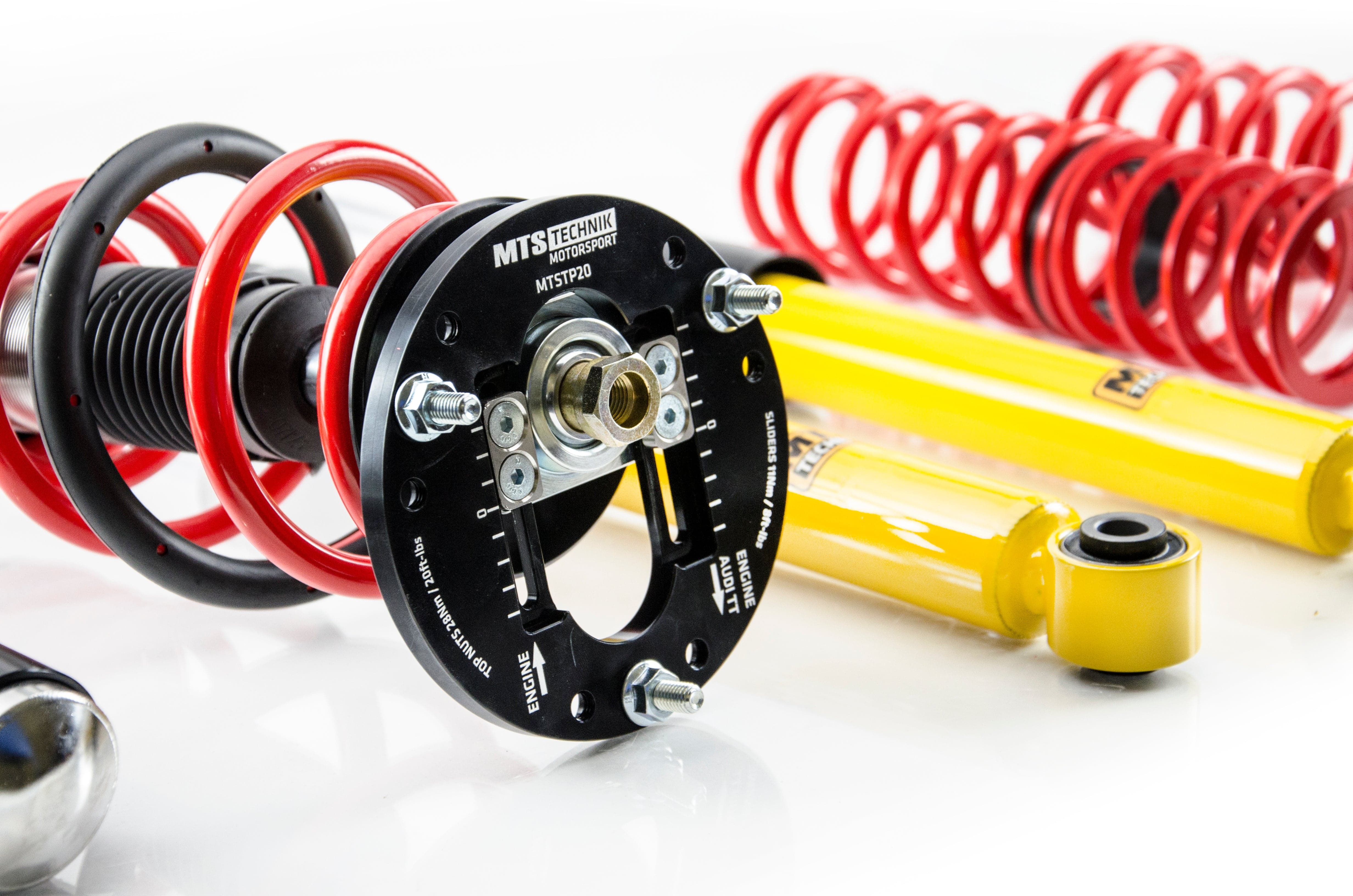 MTS Technik Stance Series Coilover Kit - With Front Axle Top Mount for 2004-2009 Volkswagen Rabbit (A5) XMTSGWVW91-S
