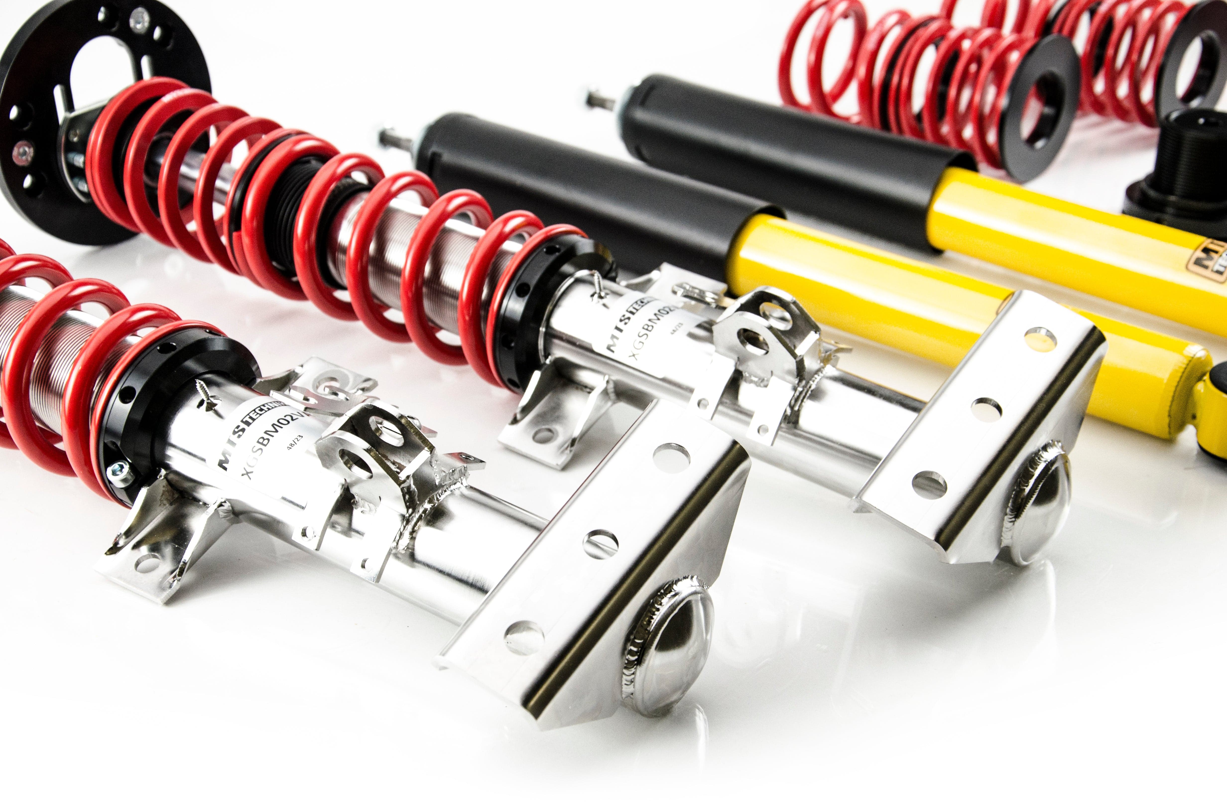 MTS Technik Stance Series Coilover Kit - With Front Axle Top Mount, Inox Housing for 1997-2002 BMW 328i (E36/E46) XMTSGWBM117-S