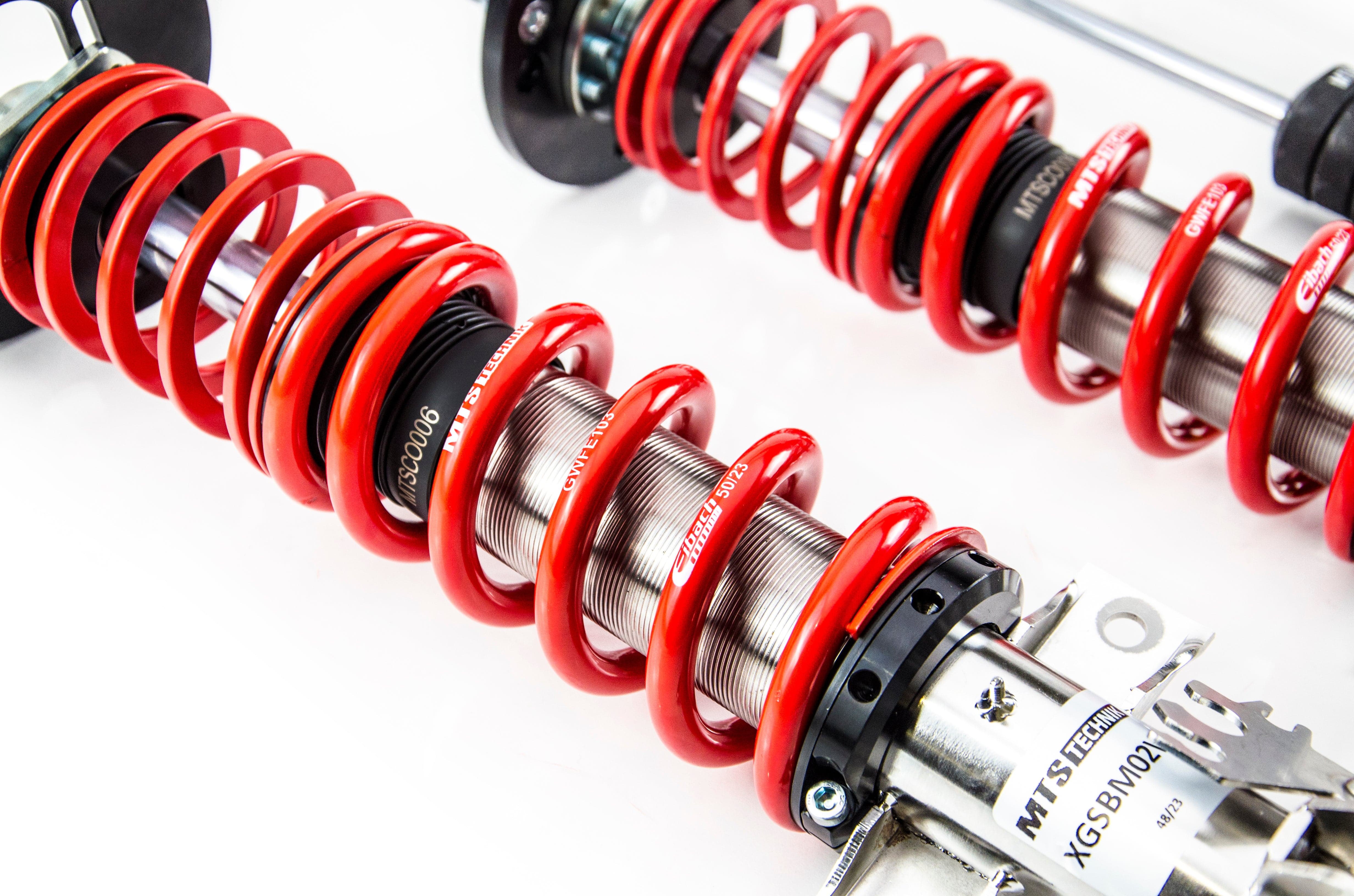 MTS Technik Stance Series Coilover Kit - With Front Top Mount, Without Rear Top Mount, Inox Housing for 1992-1999 BMW 318is (E36) XMTSGWBM116-S