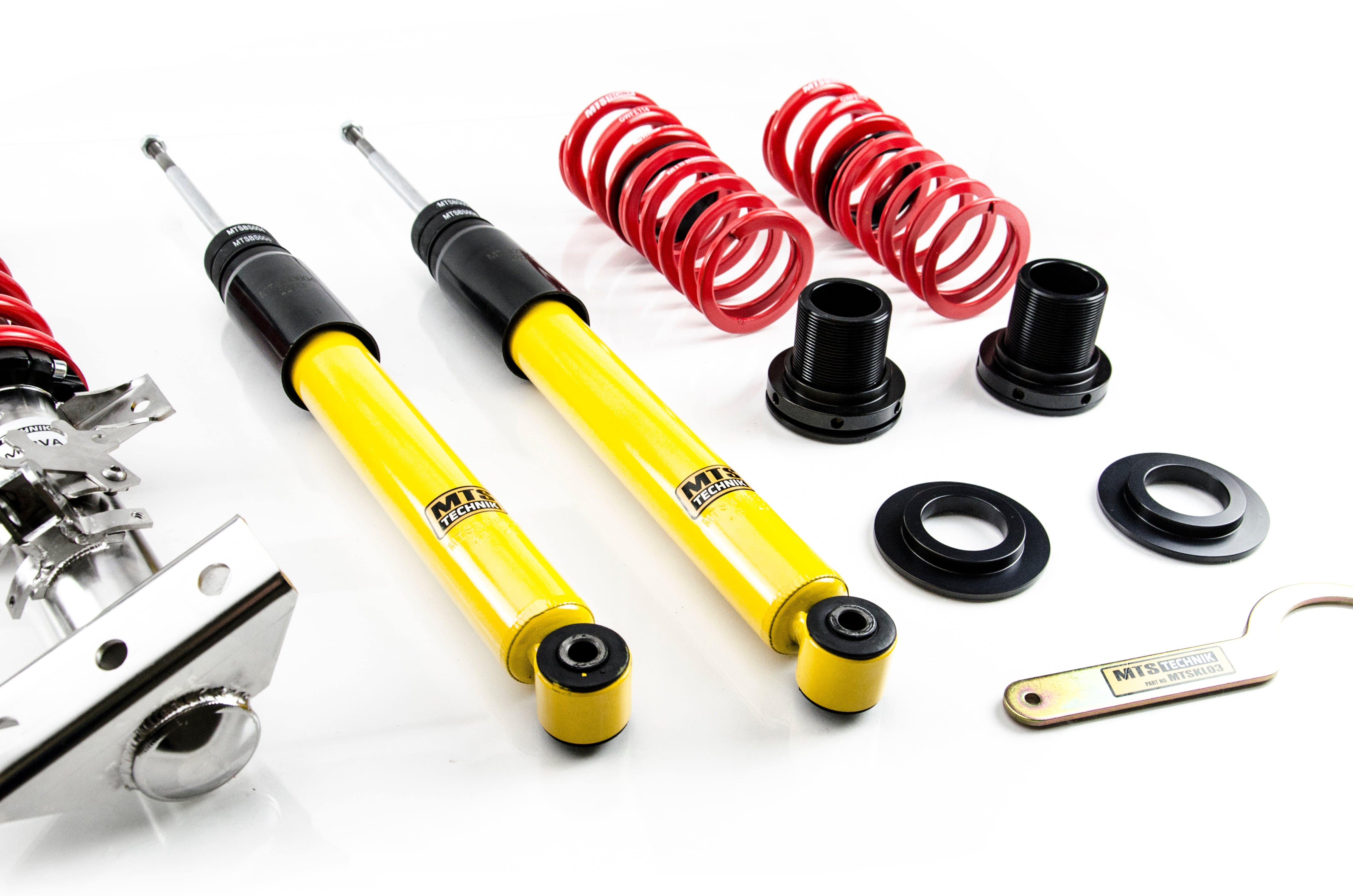 MTS Technik Stance Series Coilover Kit - With Front Top Mount, Without Rear Top Mount, Inox Housing for 1992-1999 BMW M3 (E36) XMTSGWBM116-S