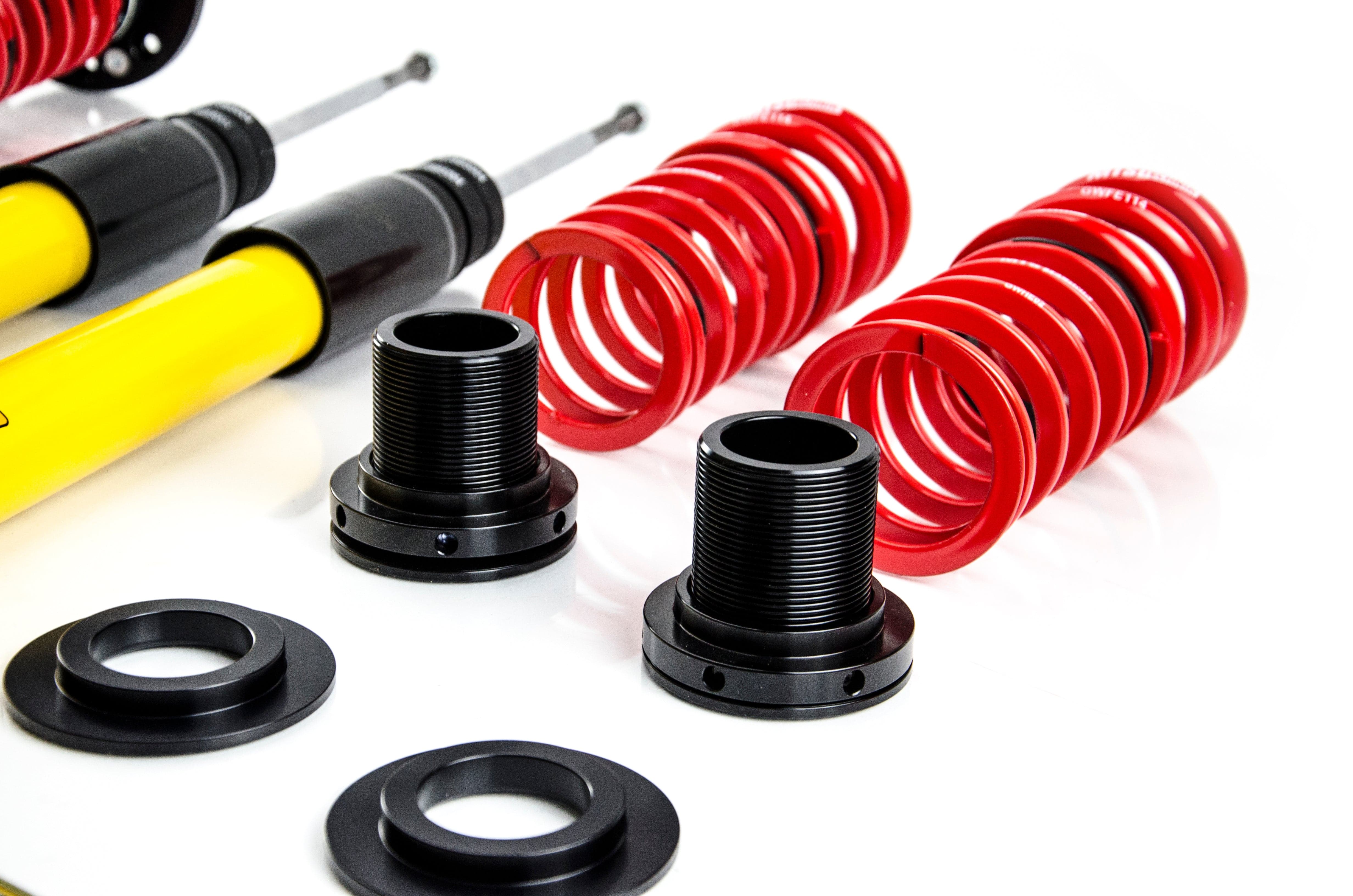 MTS Technik Stance Series Coilover Kit - With Front Top Mount, Without Rear Top Mount, Inox Housing for 1992-1999 BMW M3 (E36) XMTSGWBM116-S