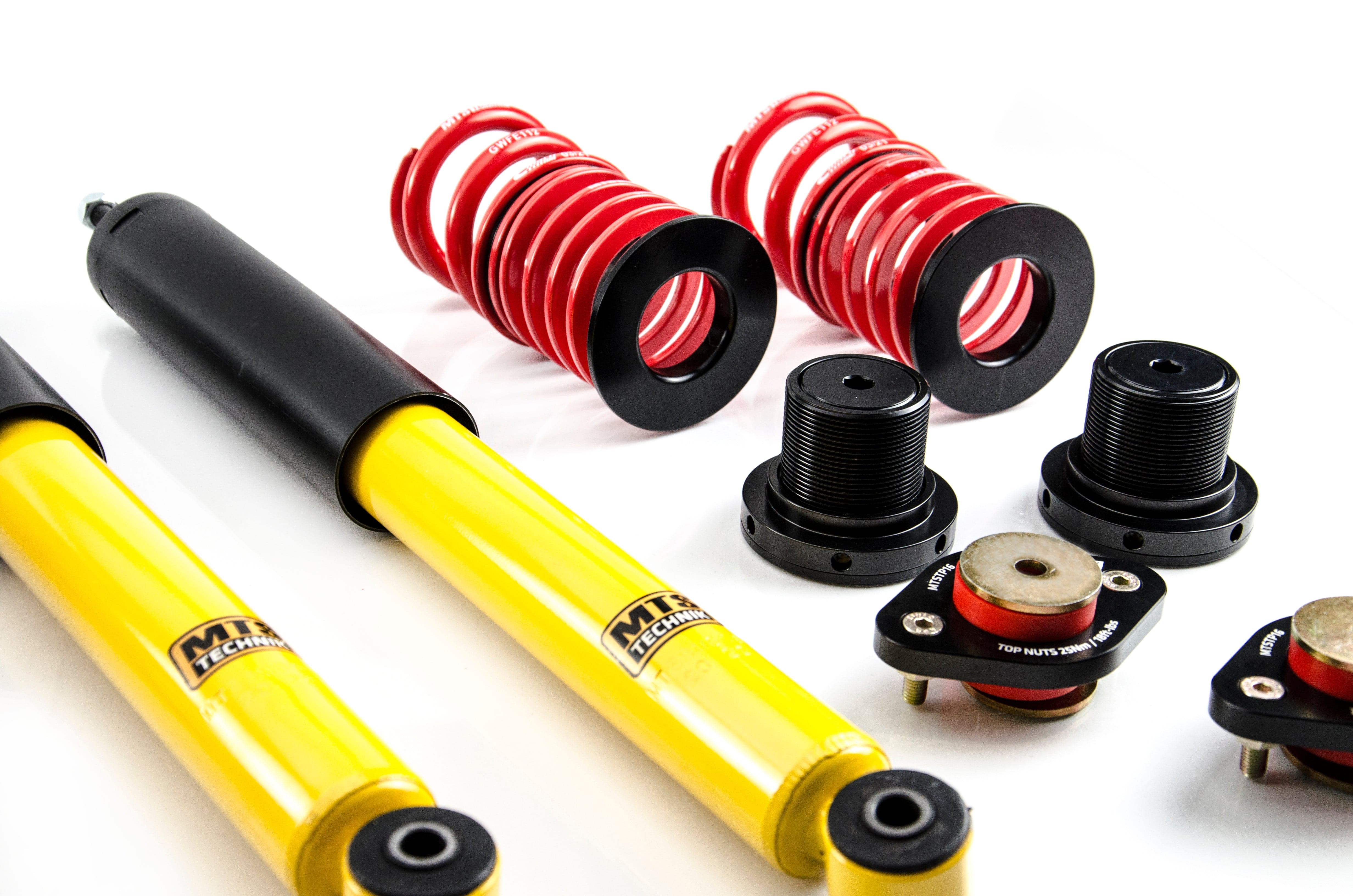 MTS Technik Stance Series Coilover Kit - With Rear Top Mount, Inox Housing for 1985-1993 BMW 318i (E30) XMTSGWBM102-S