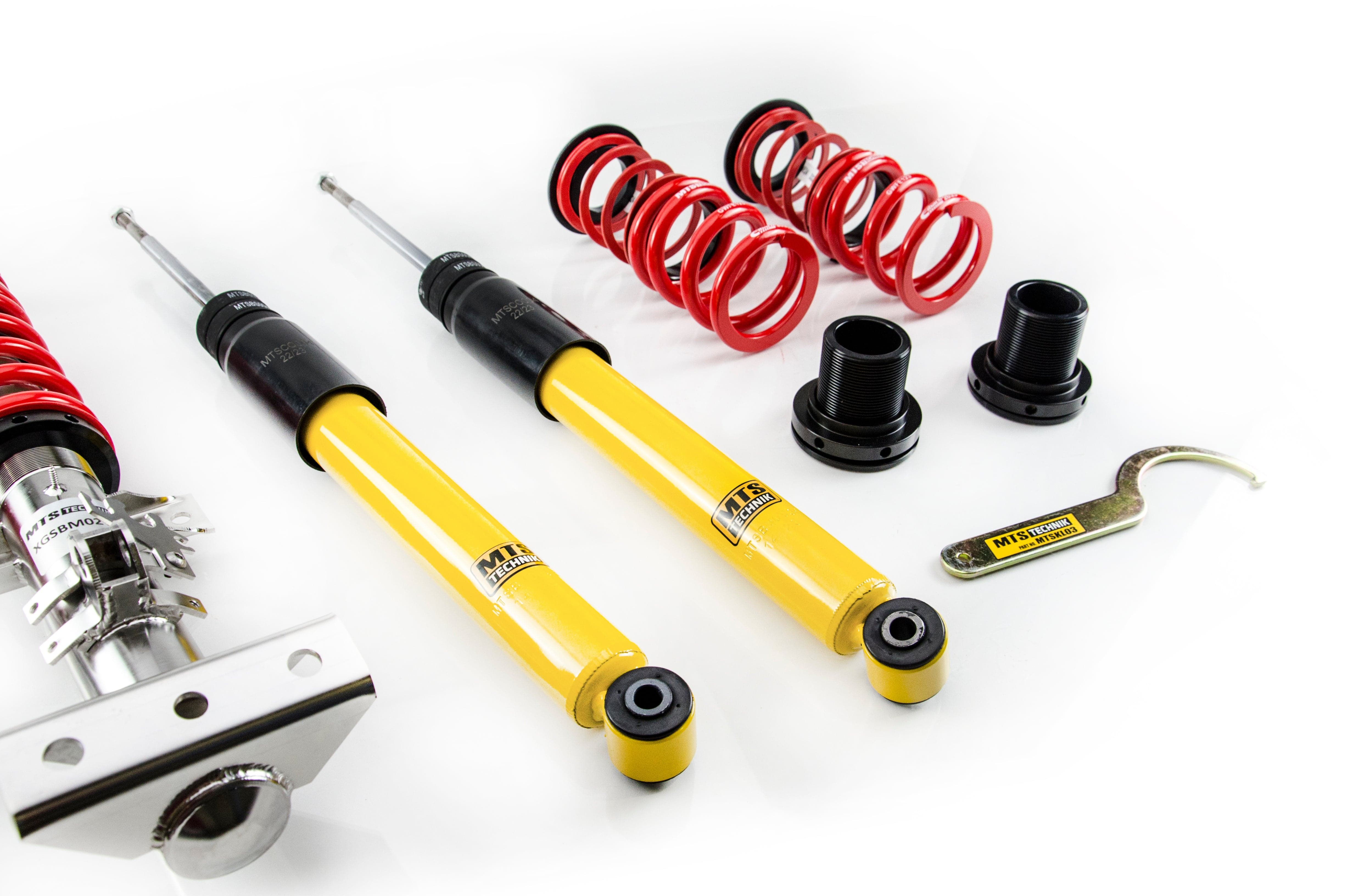 MTS Technik Stance Series Coilover Kit - Without Front and Rear Top Mount, Inox Housing for 1992-1999 BMW M3 (E36) XMTSGWBM01-S