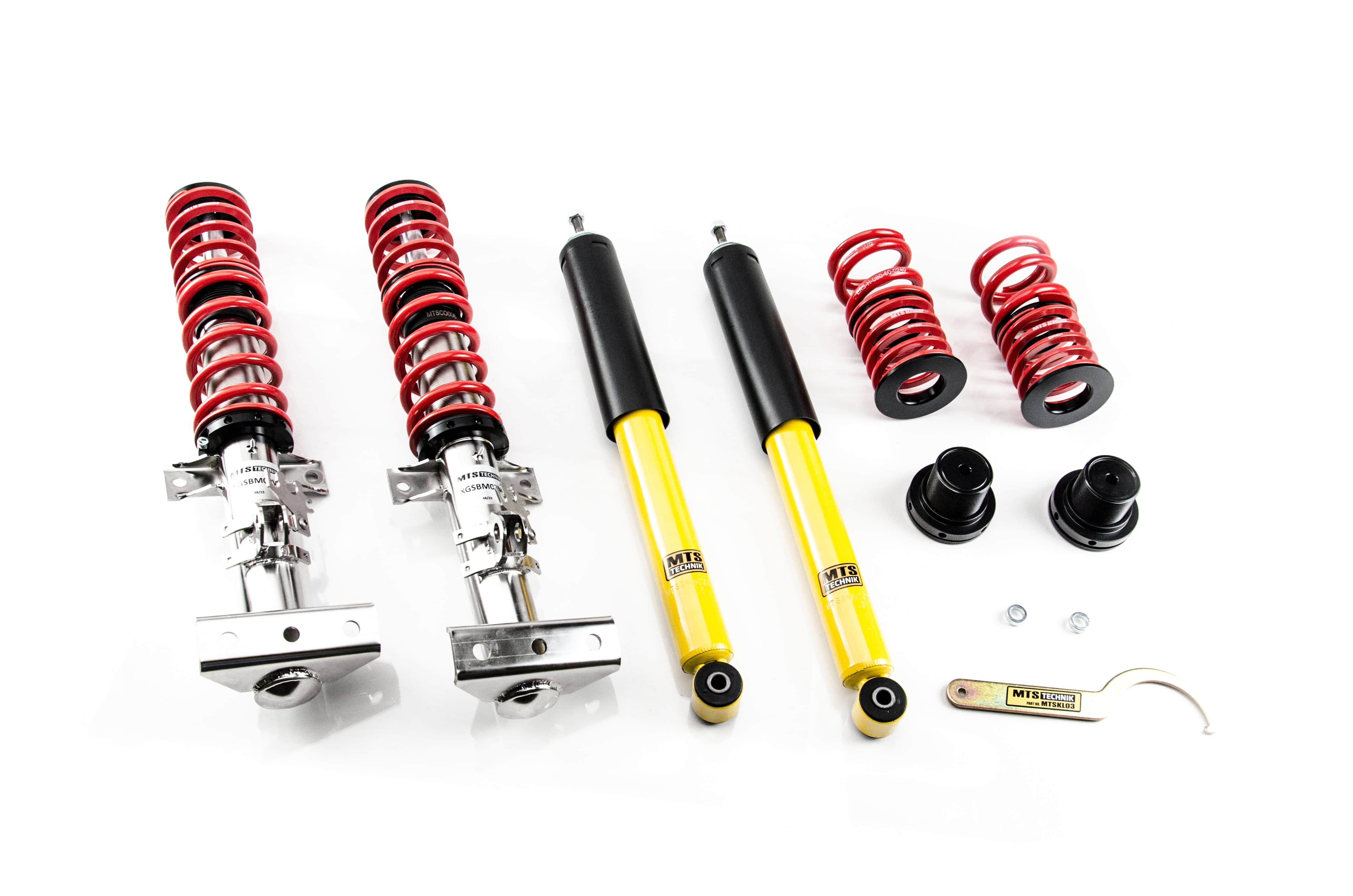 MTS Technik Stance Series Suspension Coilover Kit (w/o Front Axle Top Mount) for 1997-2002 BMW 328i (E36/E46) XMTSGWBM02-S