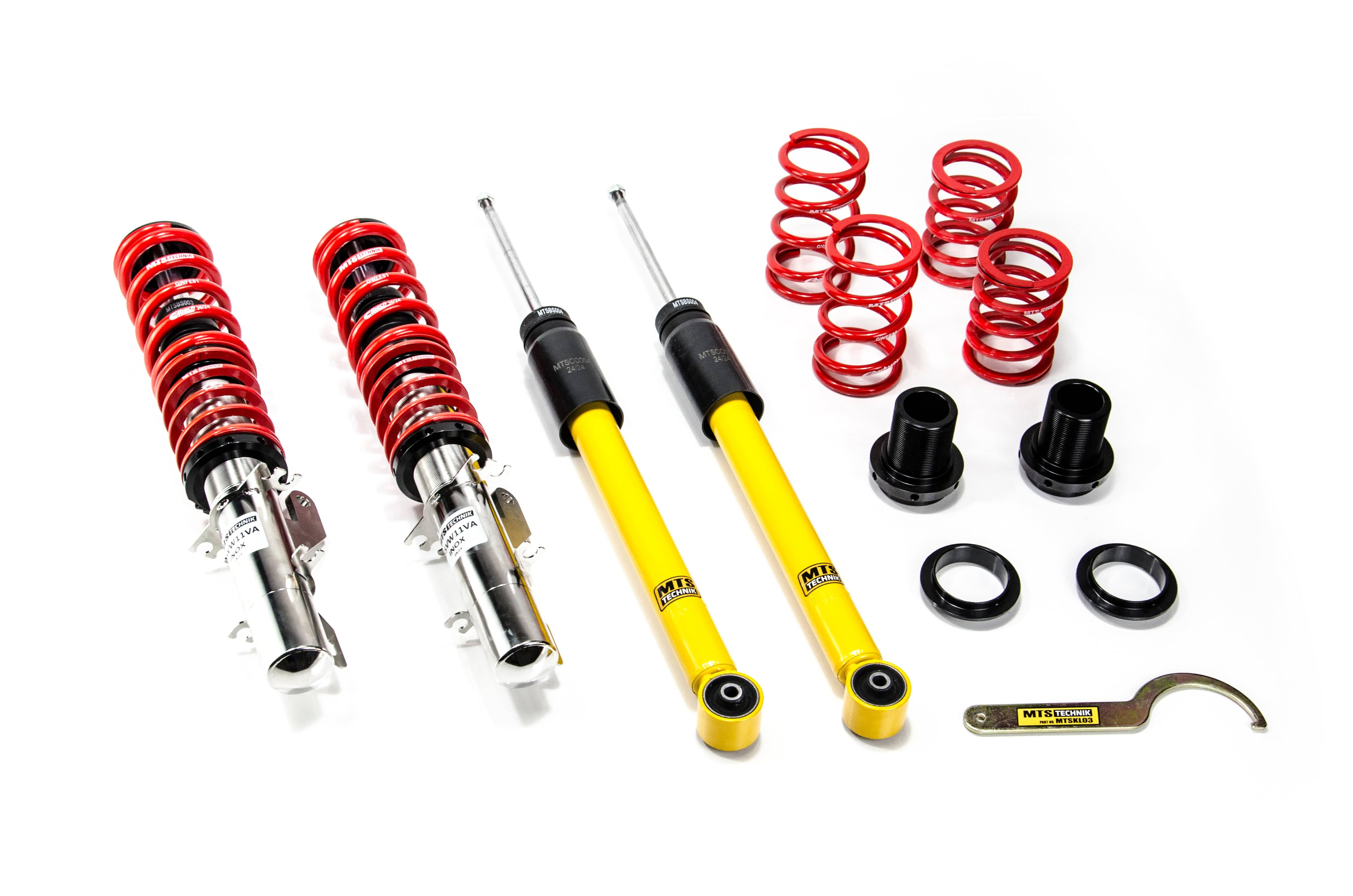MTS Technik Stance Series Coilover Kit - Without Front Axle Top Mount for 2000-2010 Audi A3 (8L) XMTSGWVW10-S