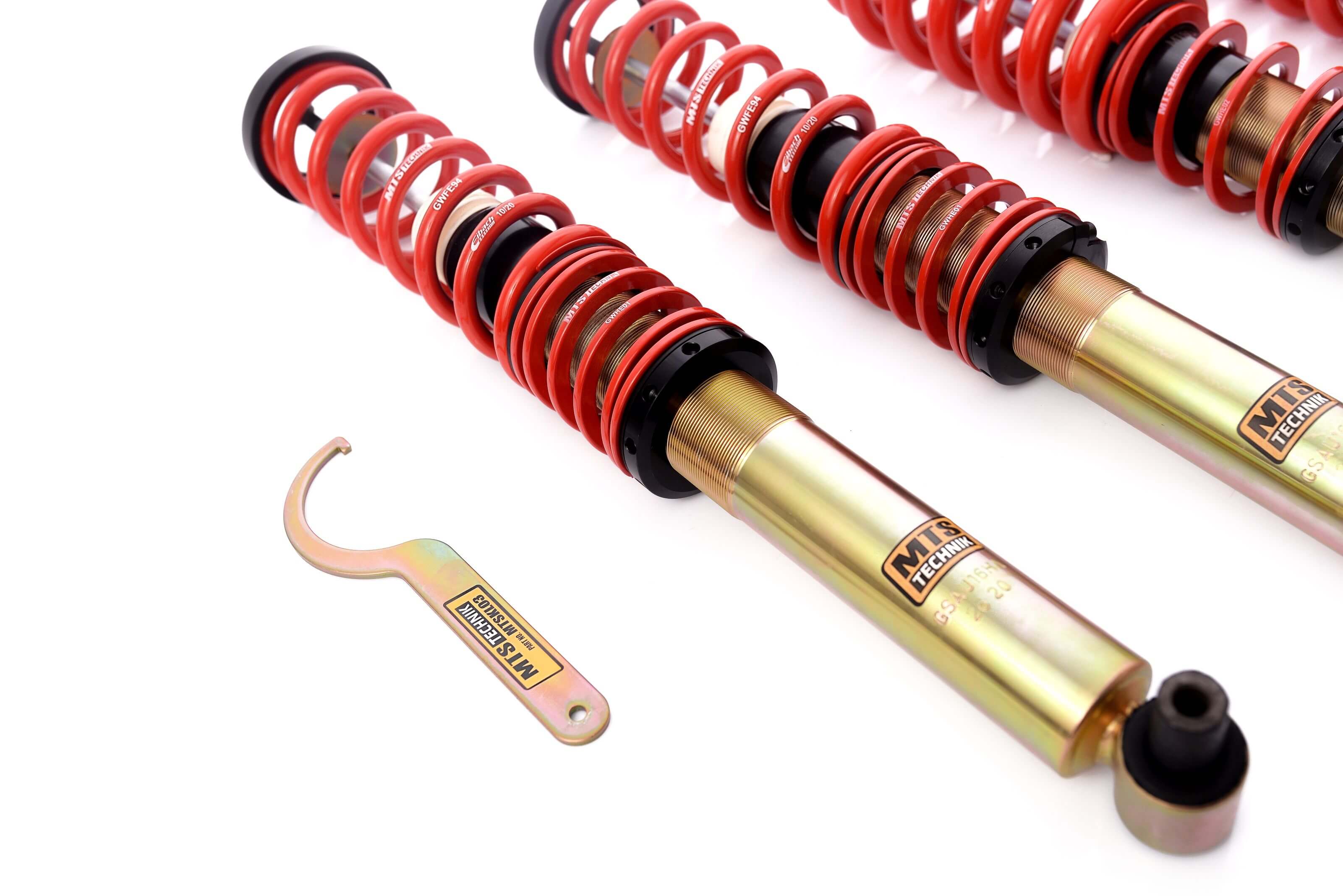 MTS Technik Stance Series Coilovers - Front Axle Max Load 1081-1150 kg for 1994-2000 Audi A4 Sedan (8D2) MTSGWAU53-S