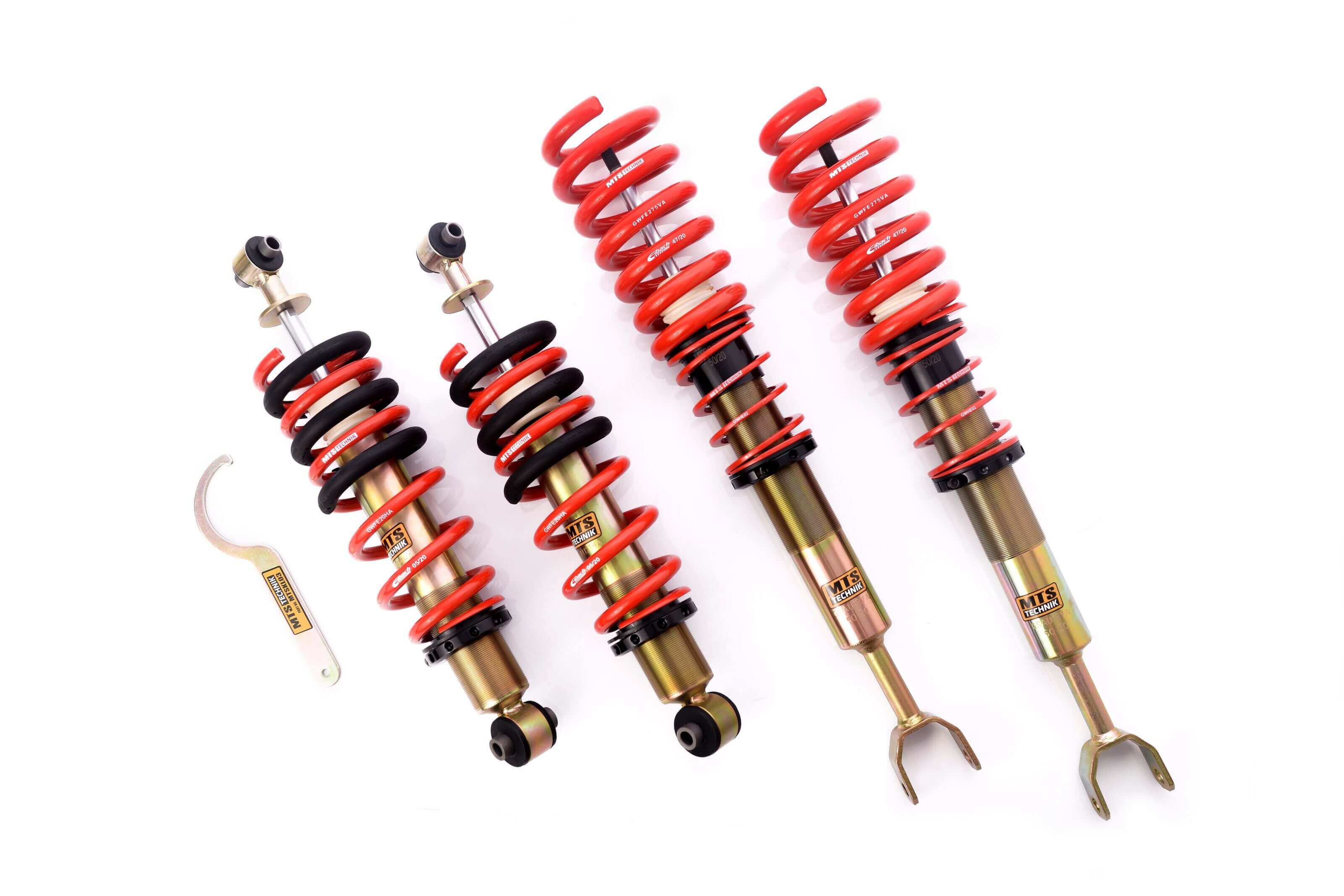 MTS Technik Stance Series Coilovers - Front Axle Max Load 1081-1150 kg for 1994-2001 Audi A4 Quattro Kombi (8D5) MTSGWAU41-S