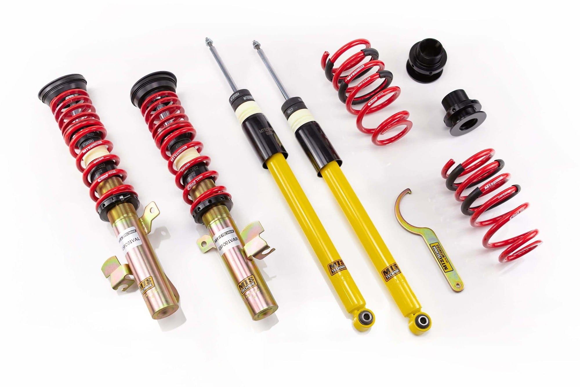 MTS Technik Street Series Suspension Coilover Kit (1001-1135 kg Front Max Axle Load) for 2010-2013 Mazda 3 (BL) MTSGWMA05
