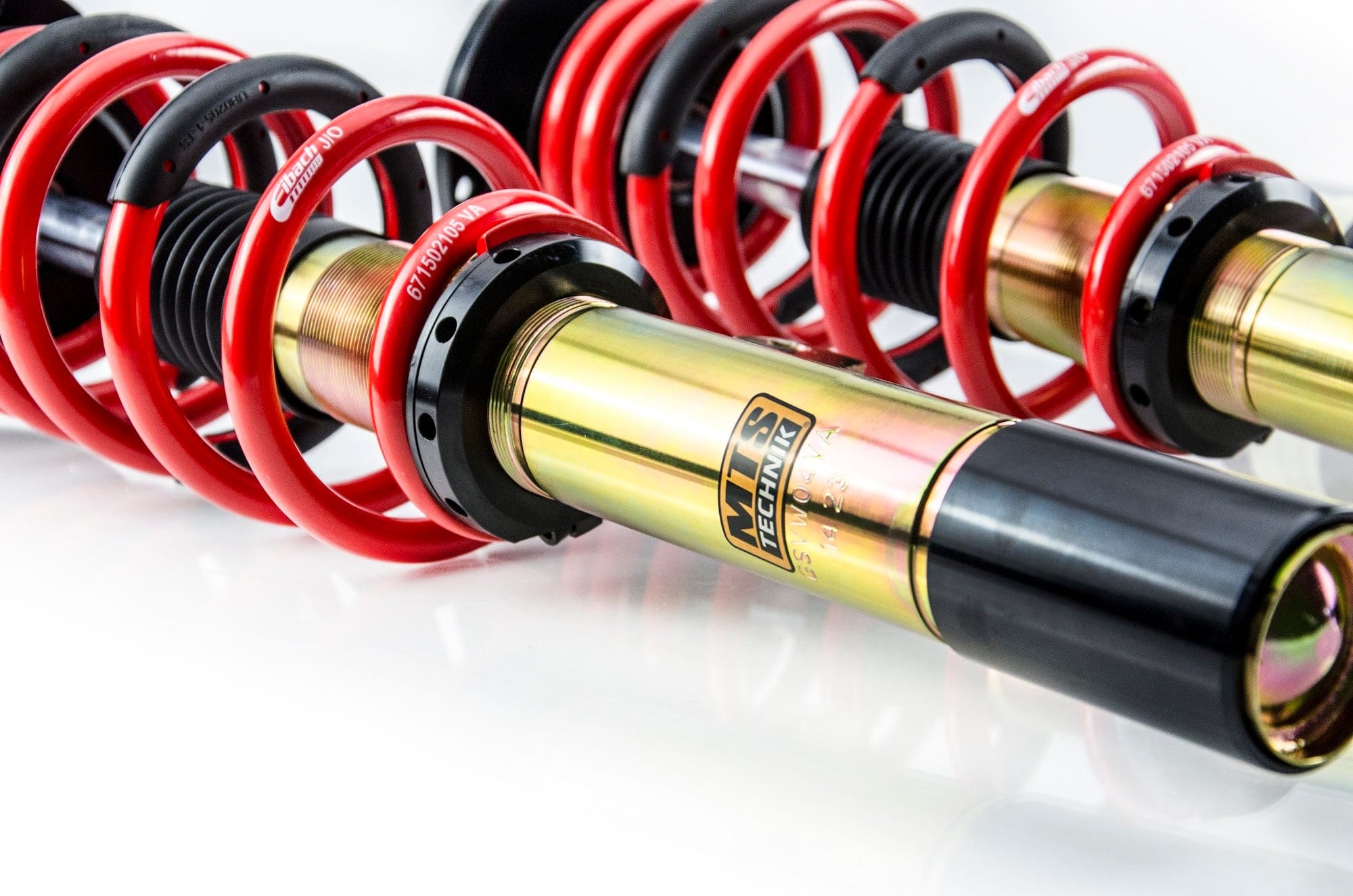 MTS Technik Street Series Coilover Kit - Gold Housing for 2013-2024 Audi RS3 (8V/8Y) MTSGWVW102