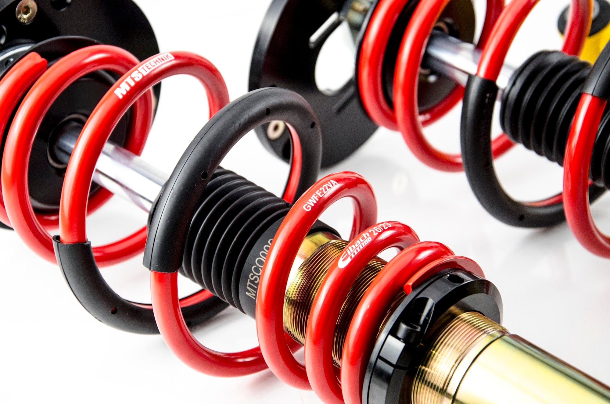 MTS Technik Street Series Coilover Kit - Gold Housing for 2016-2020 Volkswagen Caddy (2K) MTSGWVW98