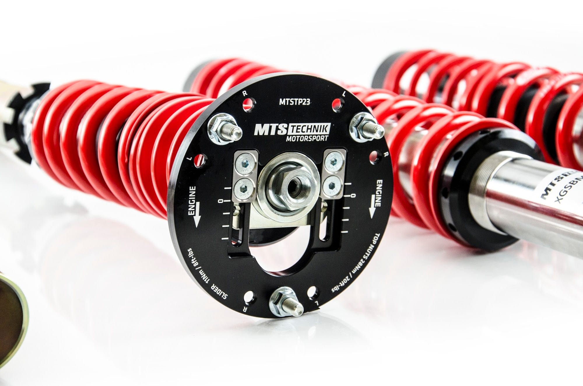 MTS Technik Street Series Coilover Kit - Inox Housing, 78mm Rear Top for 1978-1987 BMW 735i (E23) XMTSGWBM29