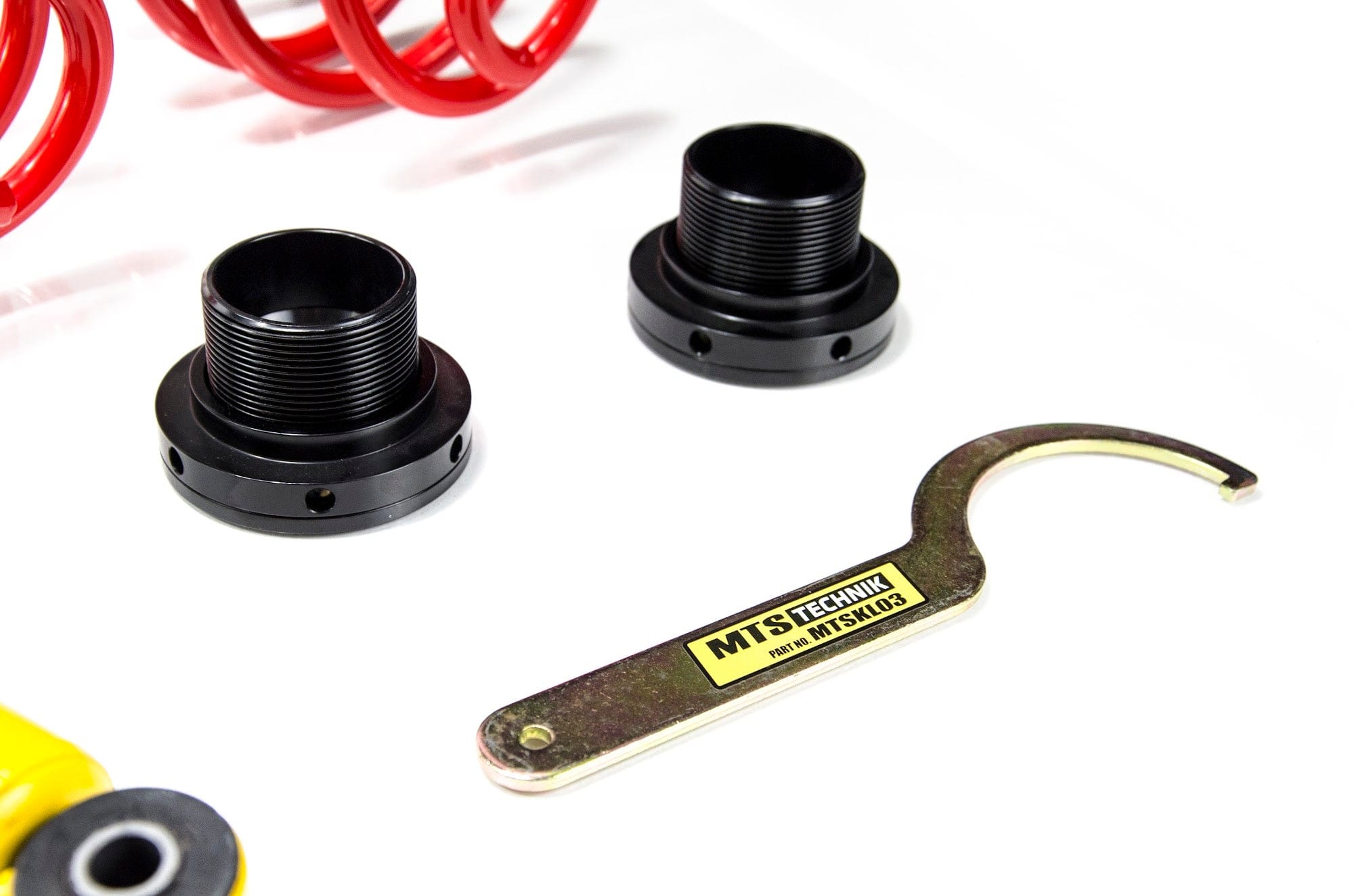 MTS Technik Street Series Coilover Kit - With Front and Rear Top Mount, Gold Housing for 1995-2002 BMW 318ti (E36) MTSGWBM99