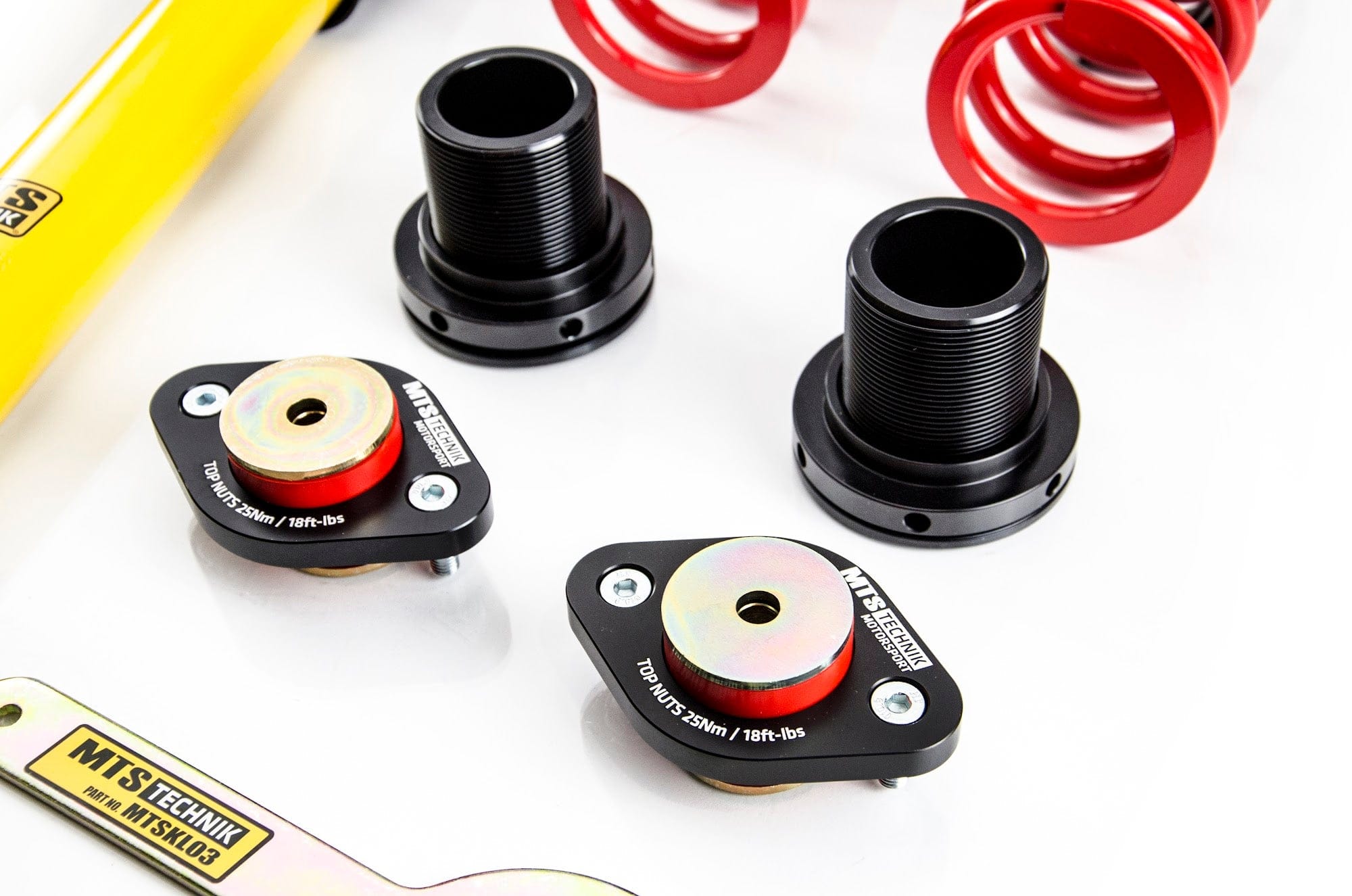 MTS Technik Street Series Coilover Kit - With Front and Rear Top Mount, Inox Housing for 1992-1999 BMW 318i (E36) XMTSGWBM98