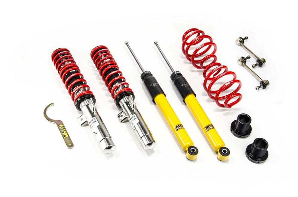 MTS Technik Street Series Suspension Coilover Kit (w/o Front Axle Top Mount, 15-55 mm Front Lowering) for 2003-2009 BMW Z4 (E85/E86) XMTSGWBM40