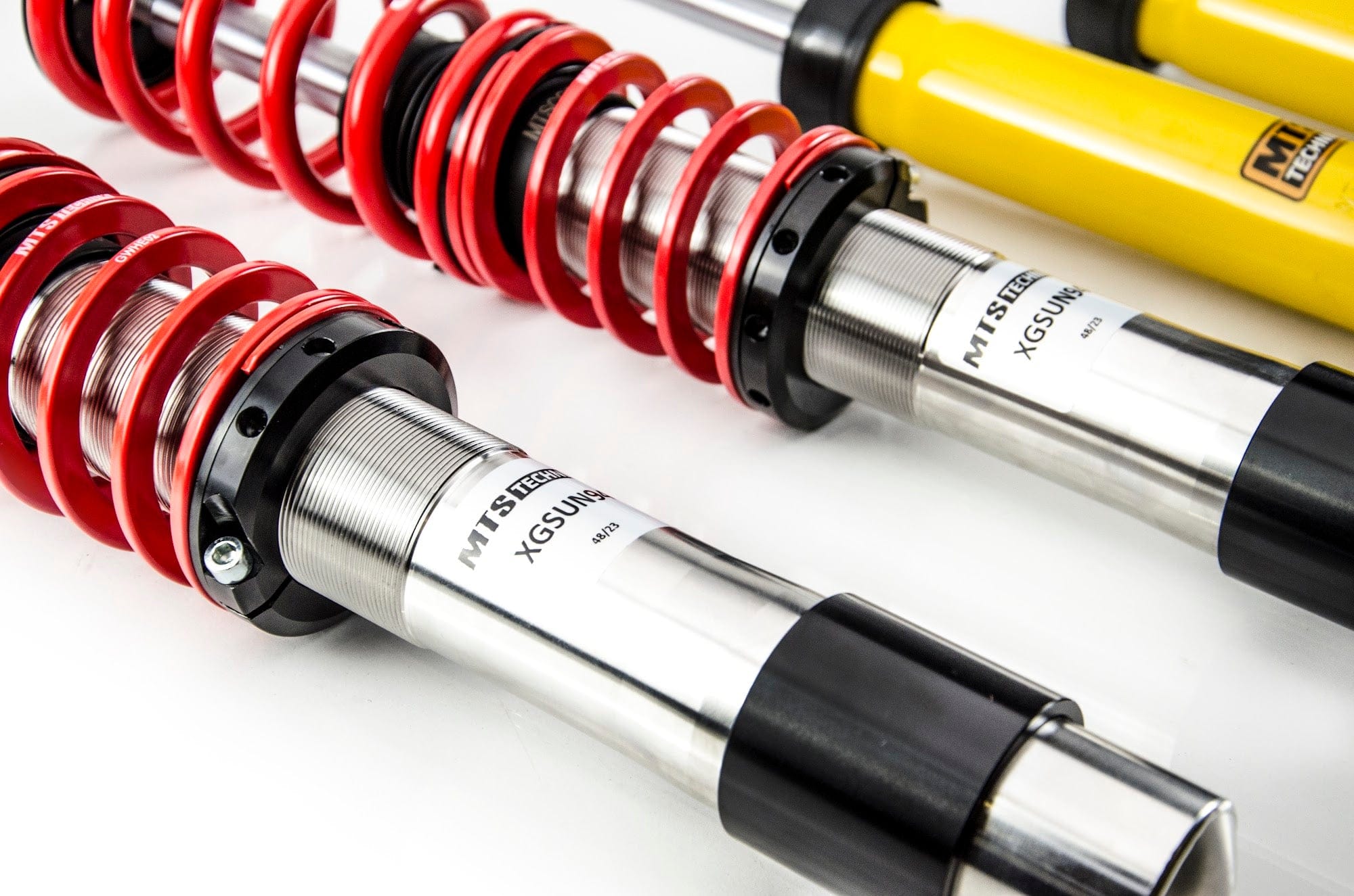 MTS Technik Street Series Coilover Kit - Without Front Top Mount, Inox Housing, With Nivo for 2010 BMW 535i (E61) XMTSGWBM37